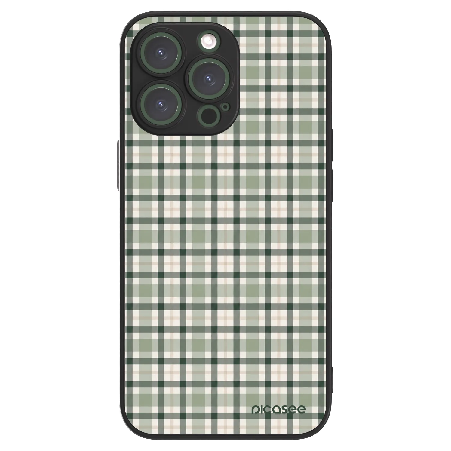 Picasee ULTIMATE CASE pentru Apple iPhone 13 Pro - Sage Tartan