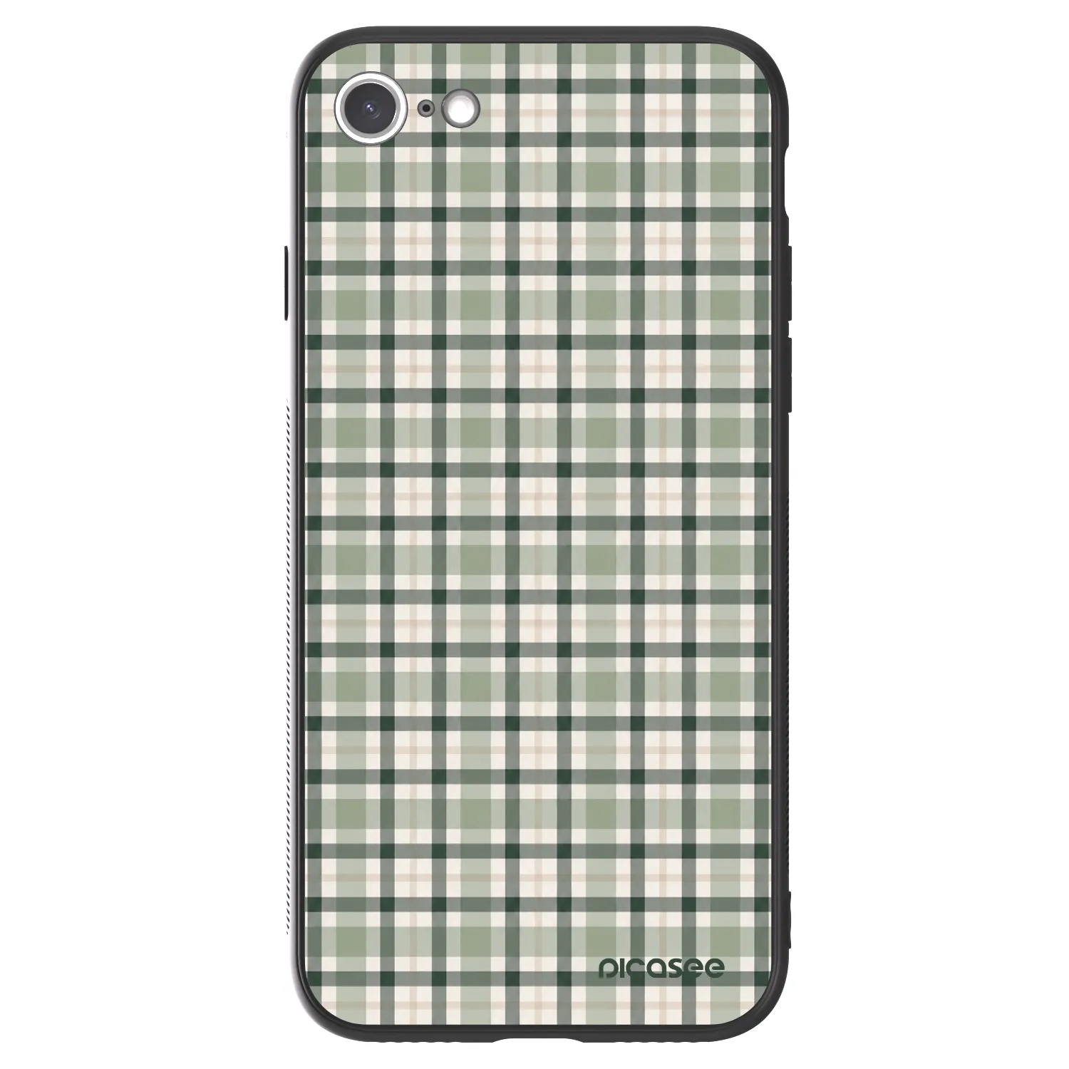 Picasee ULTIMATE CASE pentru Apple iPhone 8 - Sage Tartan
