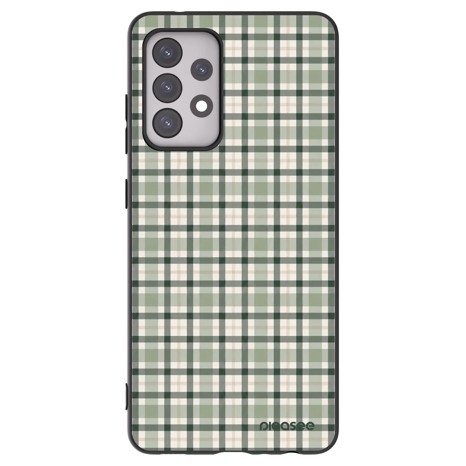 Picasee husă neagră din silicon pentru Samsung Galaxy A52s 5G A528B - Sage Tartan
