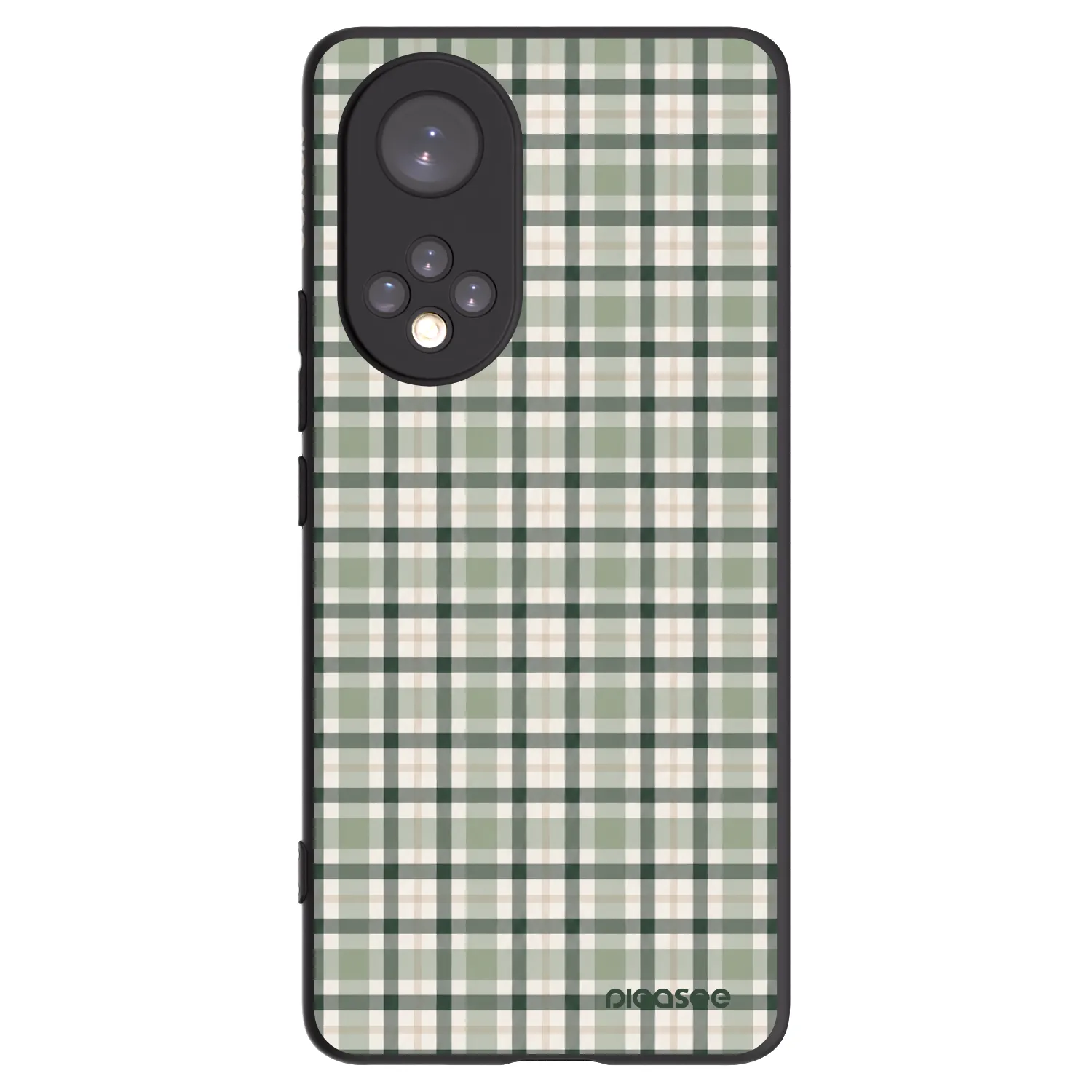 Picasee husă neagră din silicon pentru Huawei Nova 9 - Sage Tartan