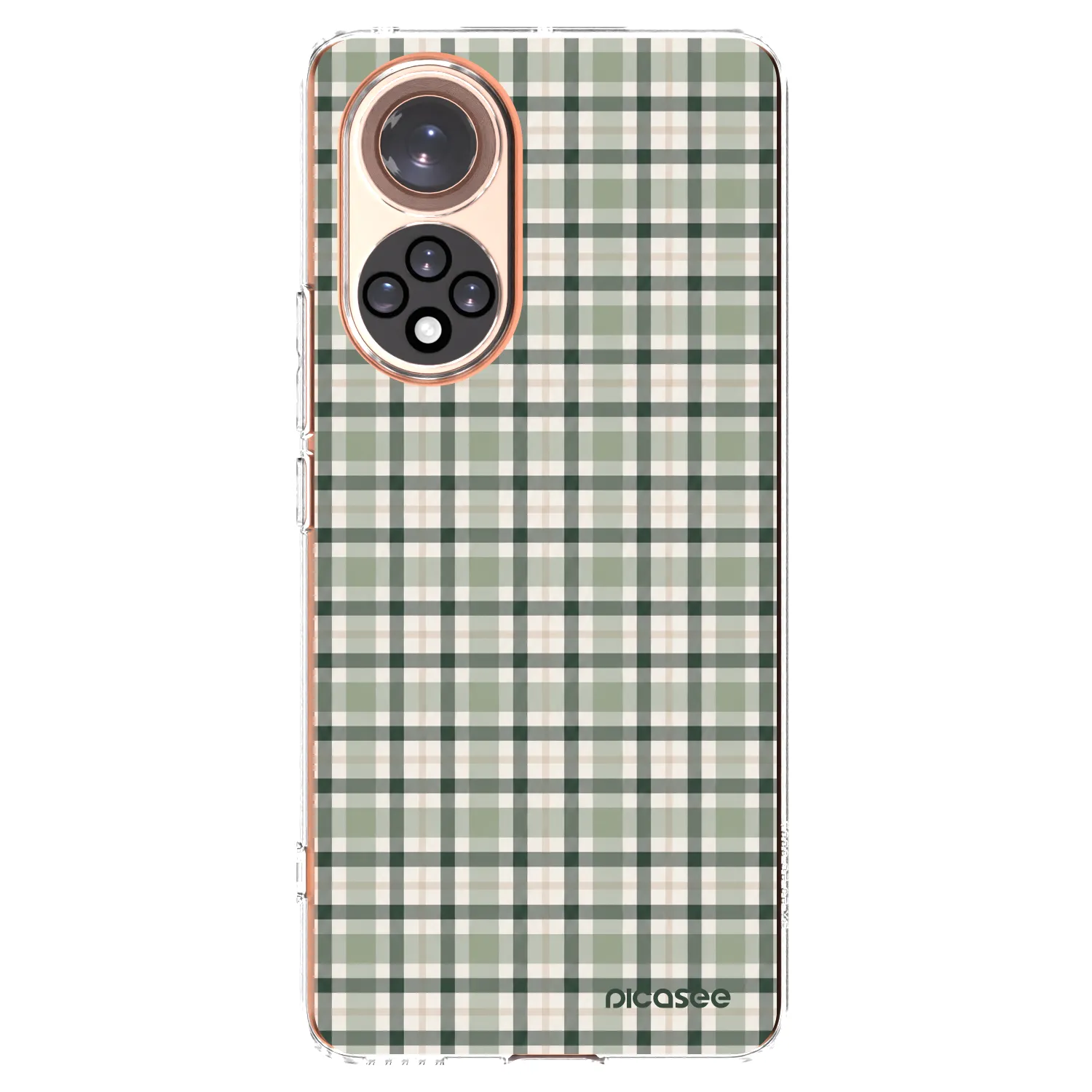Picasee husă transparentă din silicon pentru Huawei Nova 9 - Sage Tartan