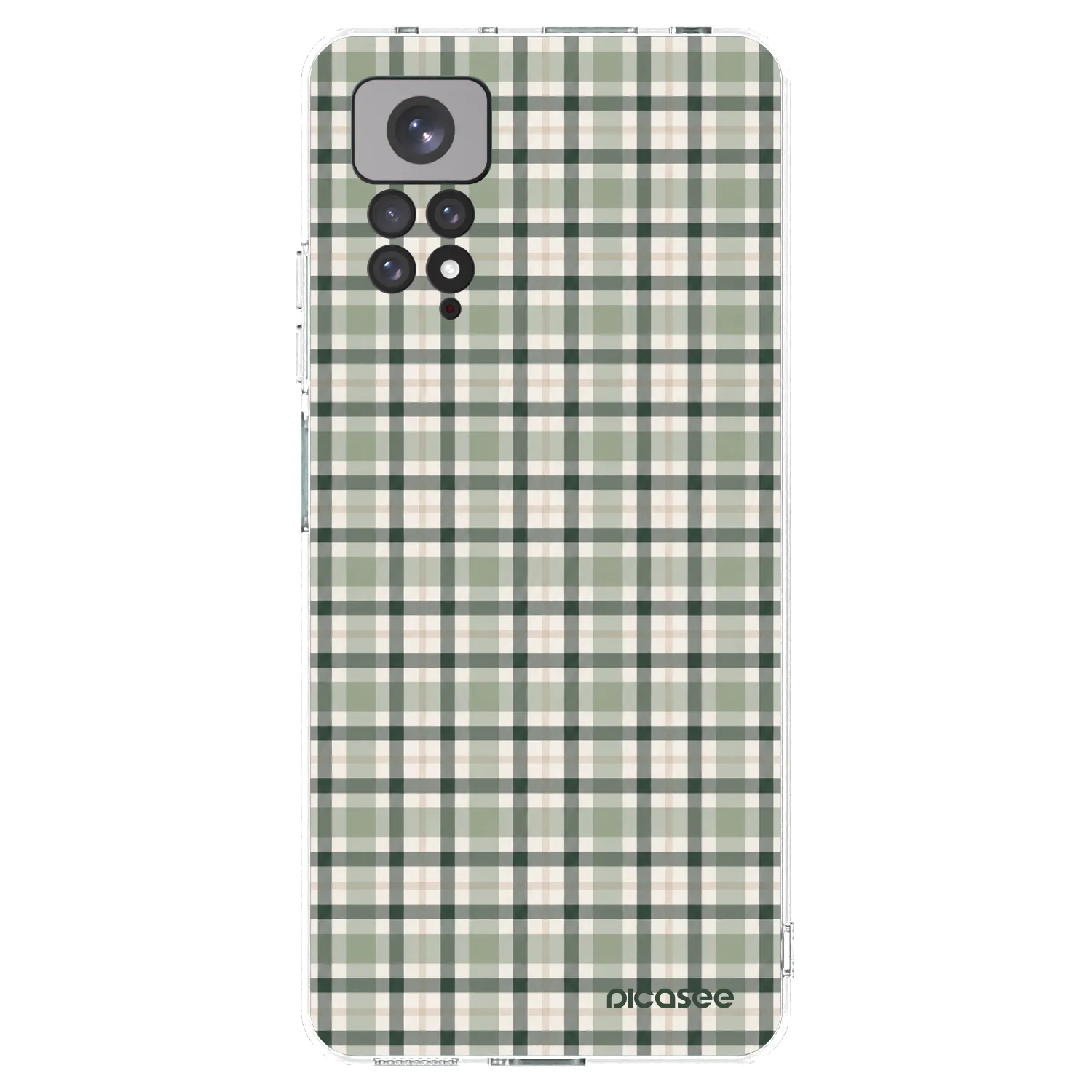 Picasee husă transparentă din silicon pentru Xiaomi Redmi Note 11 - Sage Tartan