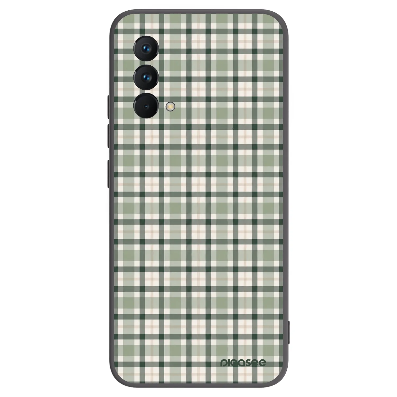 Picasee husă neagră din silicon pentru Realme GT Master Edition 5G - Sage Tartan