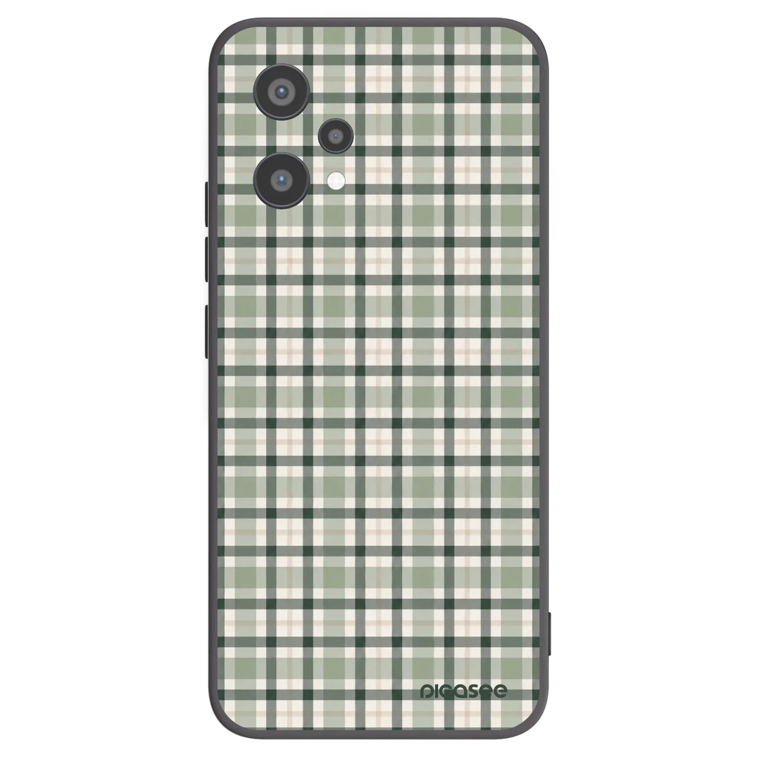 Picasee husă neagră din silicon pentru Realme 9 Pro 5G - Sage Tartan