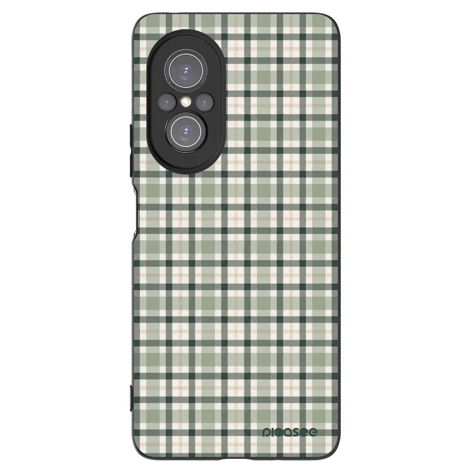 Picasee husă neagră din silicon pentru Huawei Nova 9 SE - Sage Tartan