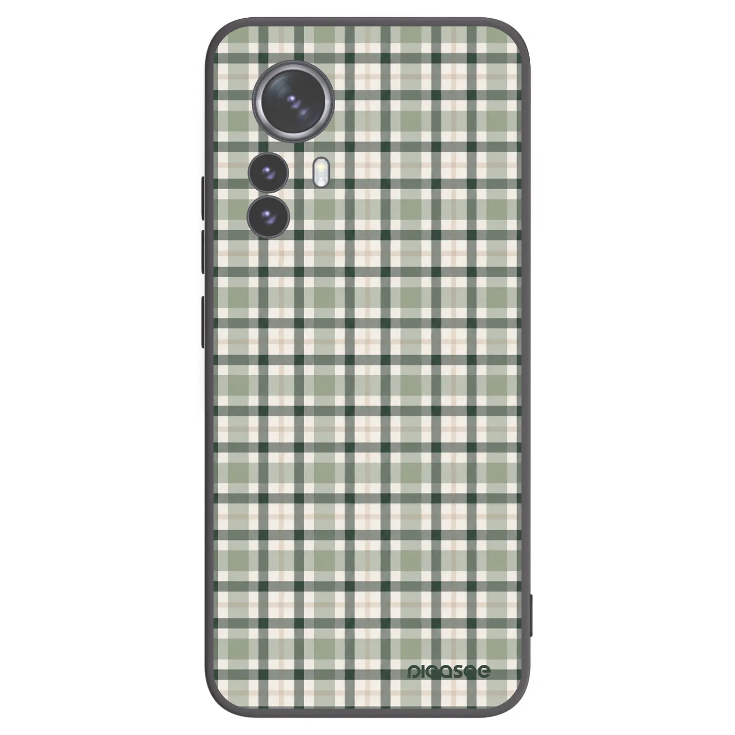 Picasee husă neagră din silicon pentru Xiaomi 12 Pro - Sage Tartan