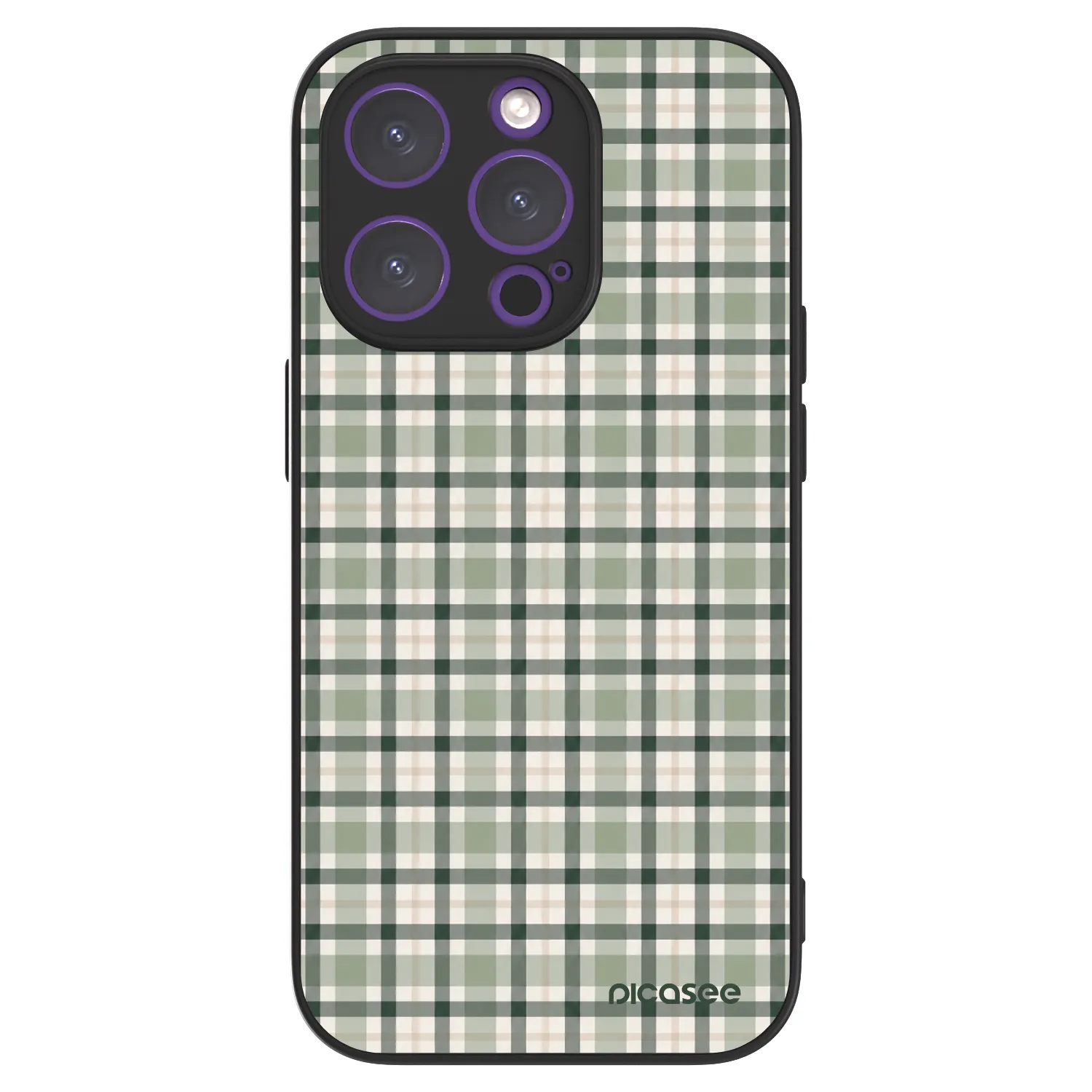 Picasee ULTIMATE CASE pentru Apple iPhone 14 Pro - Sage Tartan