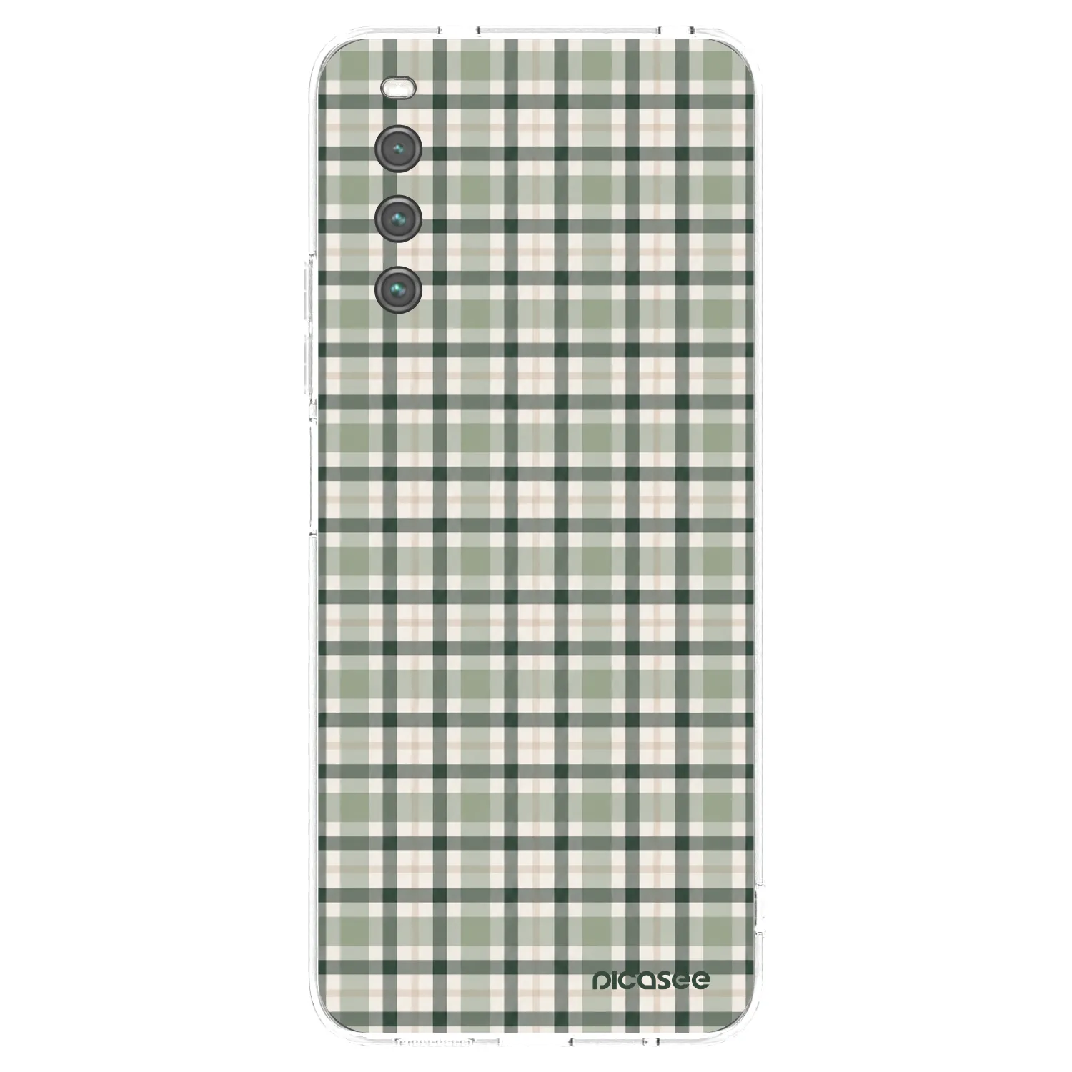Picasee husă transparentă din silicon pentru Sony Xperia 10 IV 5G - Sage Tartan