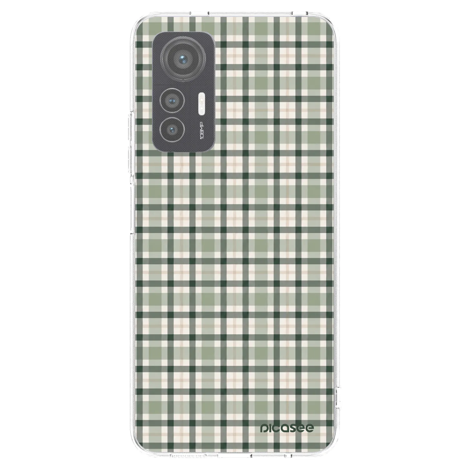 Picasee husă transparentă din silicon pentru Xiaomi 12 Lite - Sage Tartan