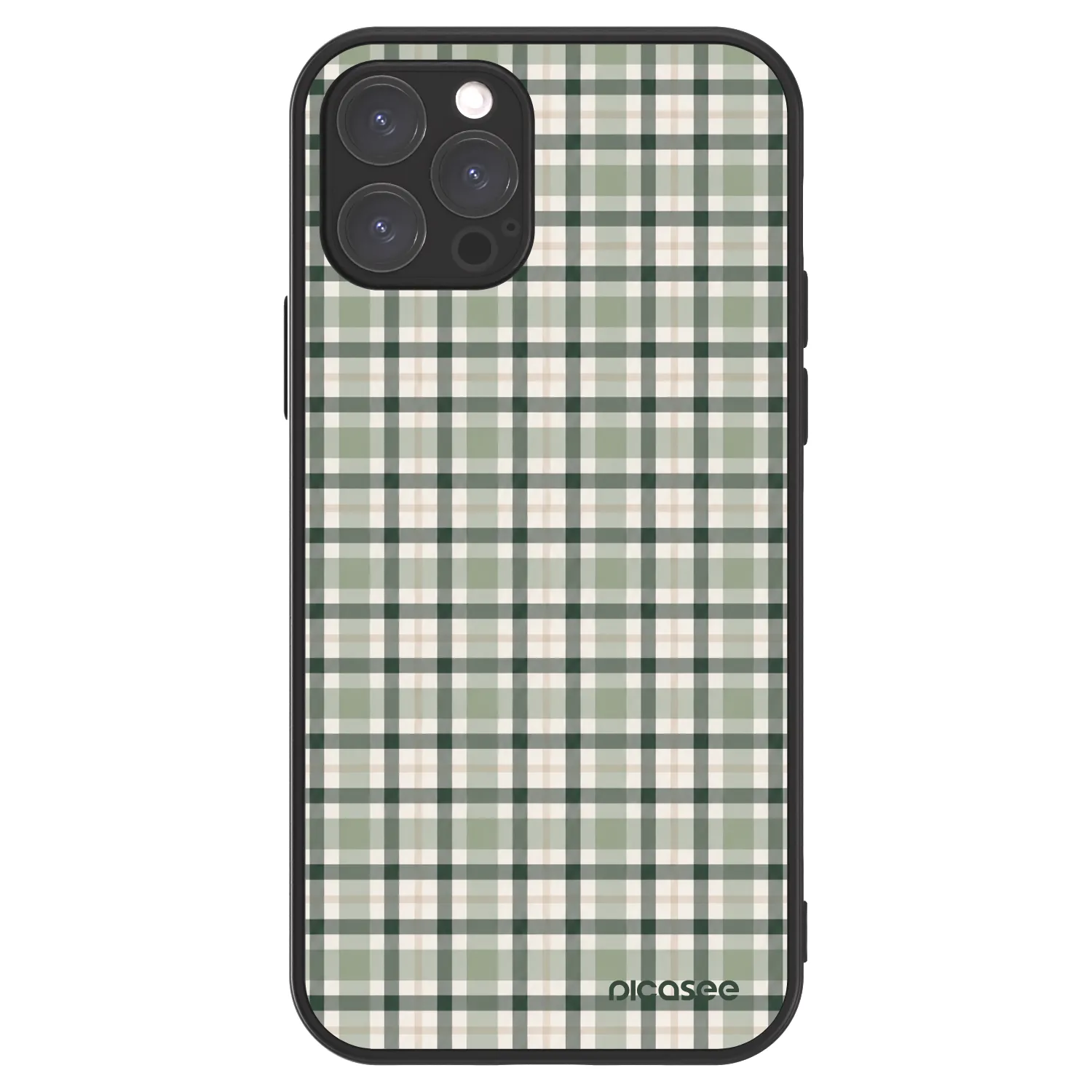 Picasee ULTIMATE CASE MagSafe pentru Apple iPhone 12 Pro - Sage Tartan