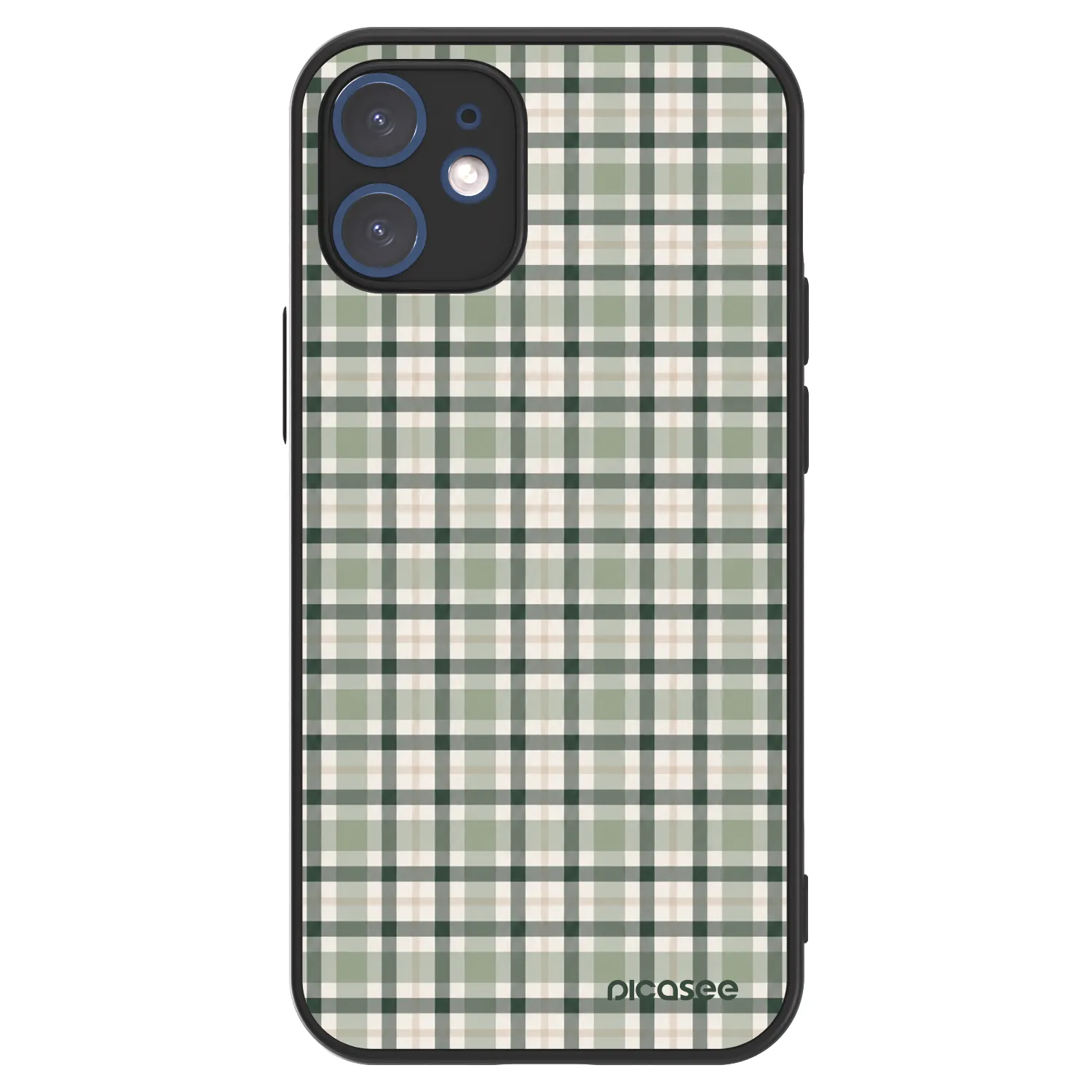 Picasee ULTIMATE CASE MagSafe pentru Apple iPhone 12 mini - Sage Tartan