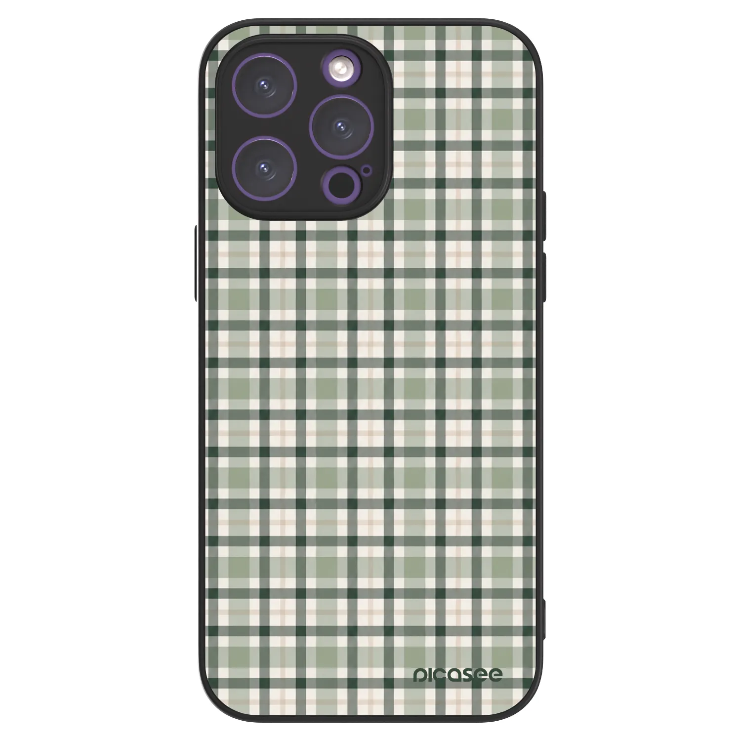 Picasee ULTIMATE CASE MagSafe pentru Apple iPhone 14 Pro Max - Sage Tartan