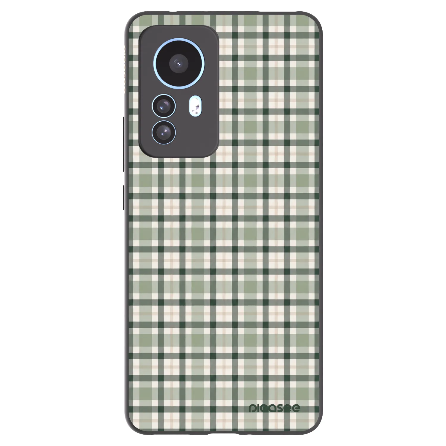 Picasee husă neagră din silicon pentru Xiaomi 12T Pro - Sage Tartan