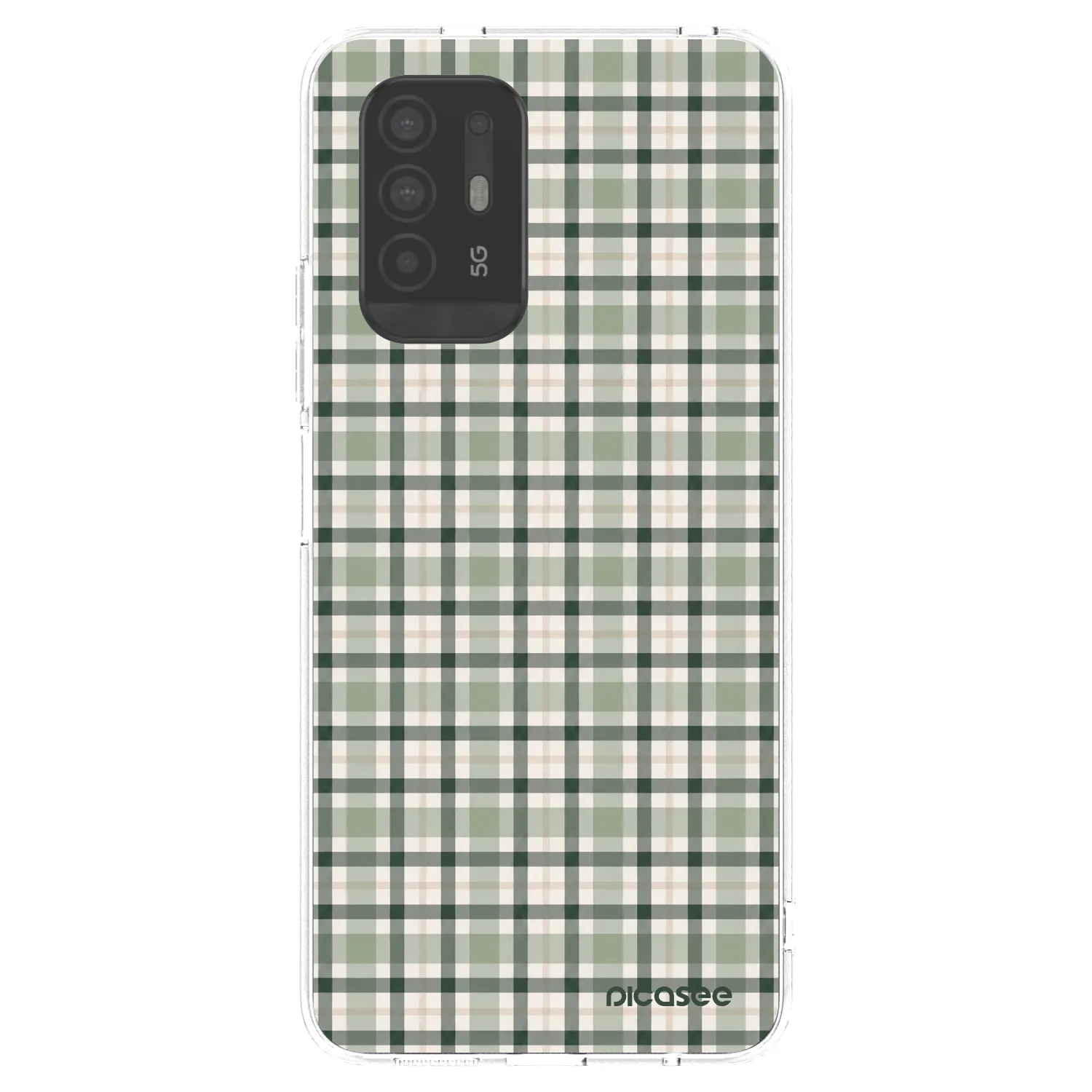 Picasee husă transparentă din silicon pentru OPPO A94 5G - Sage Tartan