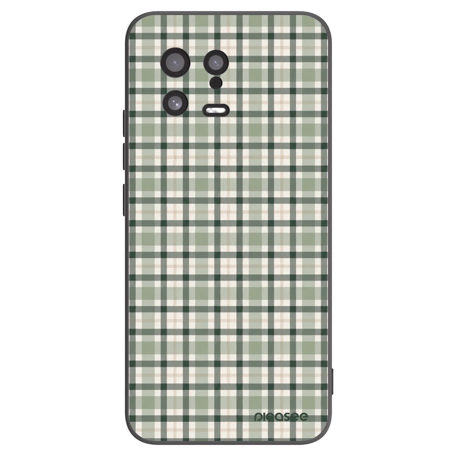 Picasee husă neagră din silicon pentru Xiaomi 13 - Sage Tartan