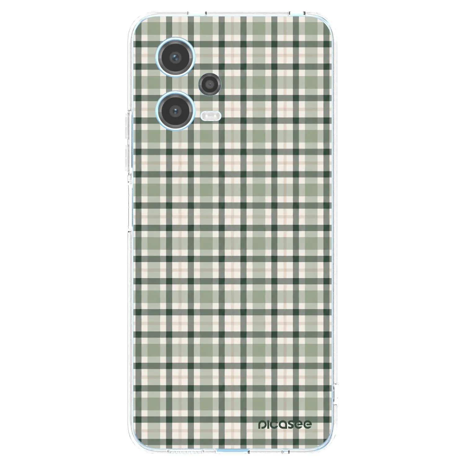 Picasee husă transparentă din silicon pentru Xiaomi Redmi Note 12 5G - Sage Tartan