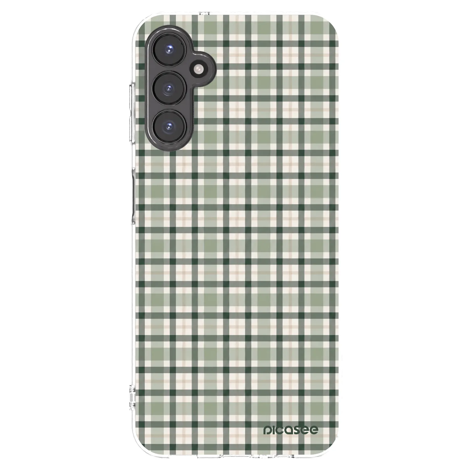 Picasee husă transparentă din silicon pentru Samsung Galaxy A14 5G A146P - Sage Tartan