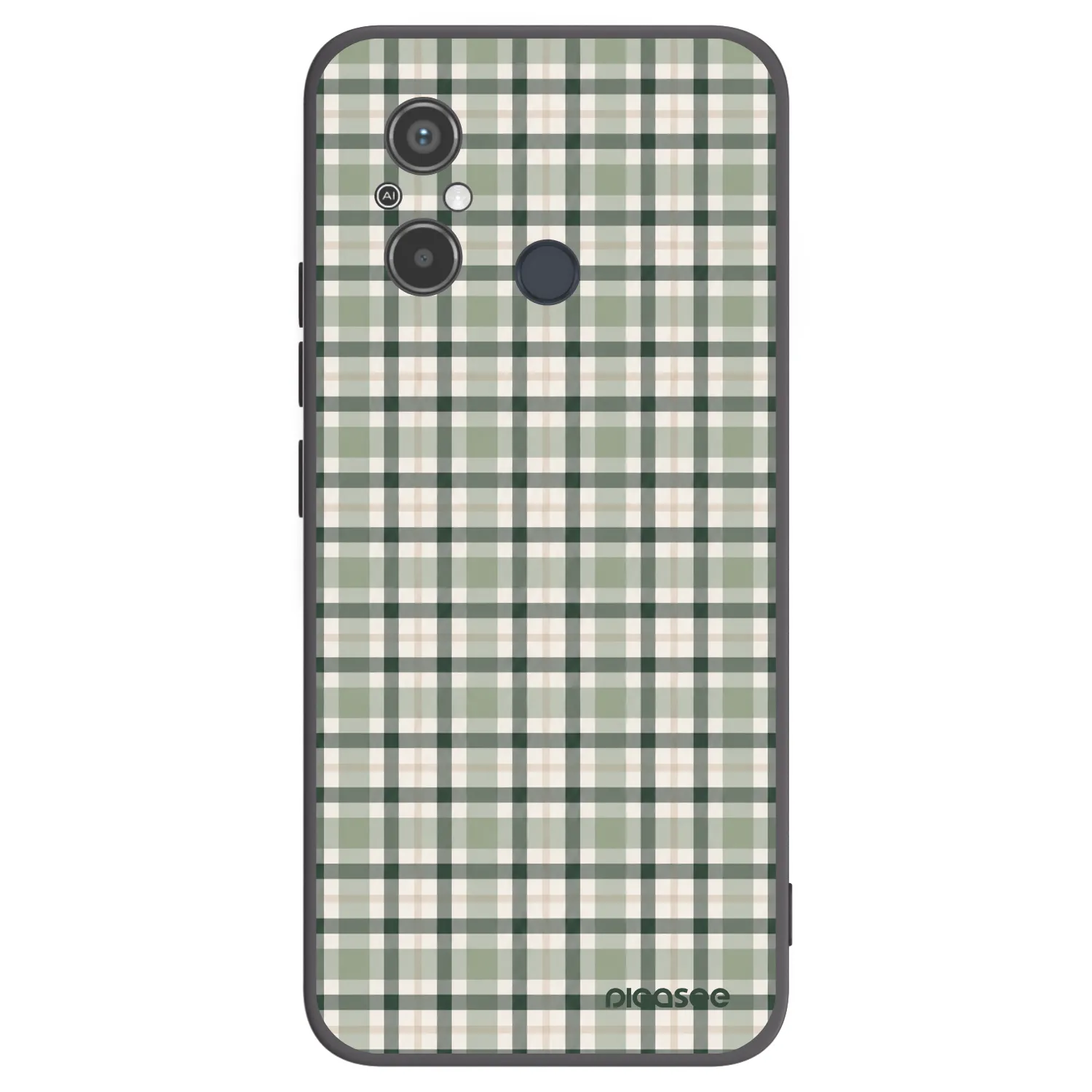 Picasee husă neagră din silicon pentru Xiaomi Redmi 12C - Sage Tartan