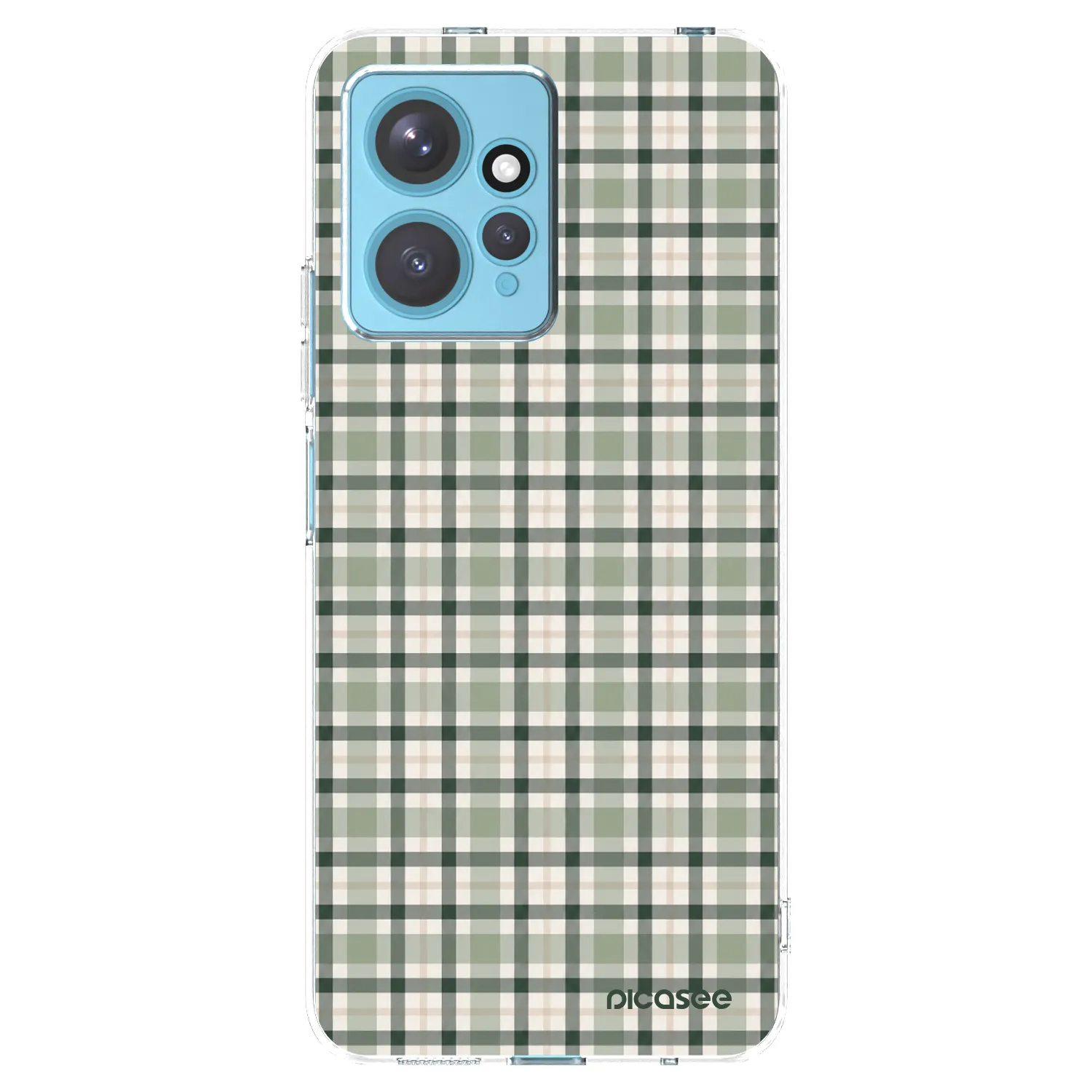 Picasee husă transparentă din silicon pentru Xiaomi Redmi Note 12 4G - Sage Tartan