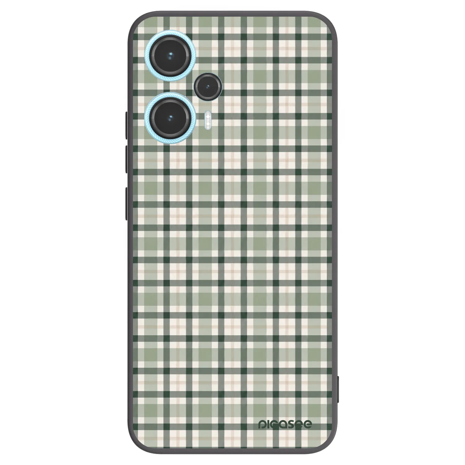 Picasee husă neagră din silicon pentru Xiaomi Poco F5 - Sage Tartan