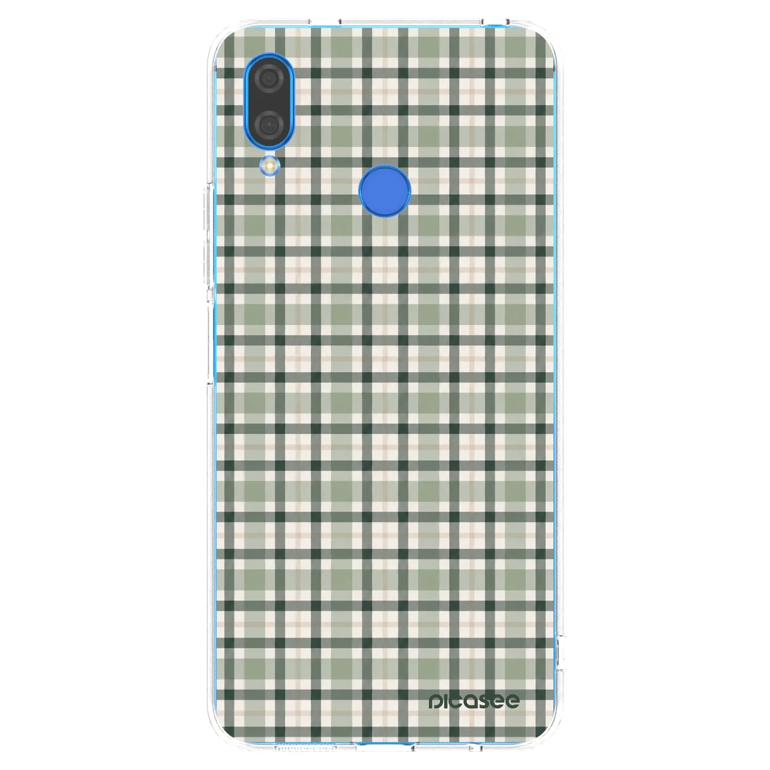 Picasee husă transparentă din silicon pentru Huawei Nova 3 - Sage Tartan