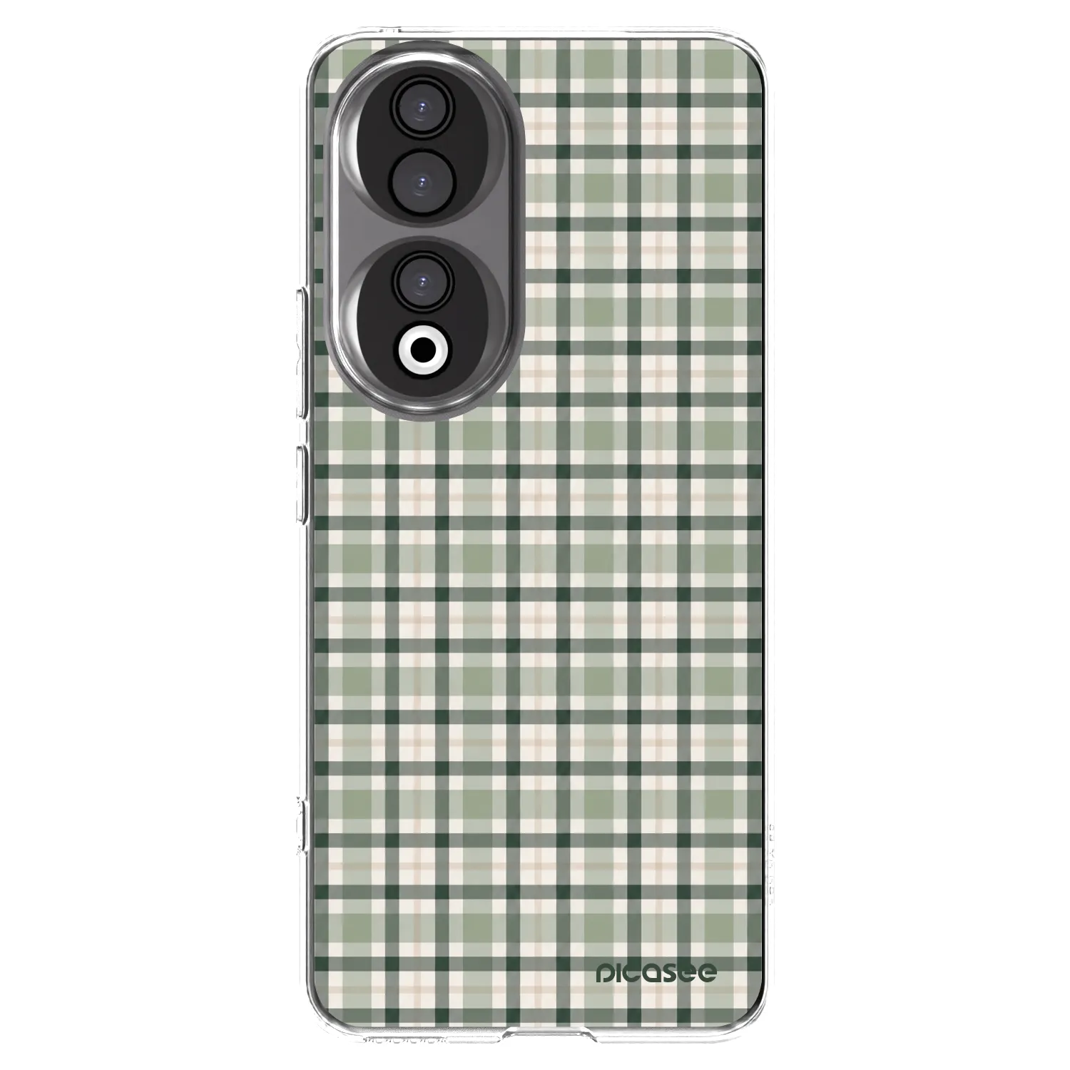 Picasee husă transparentă din silicon pentru Honor 90 5G - Sage Tartan