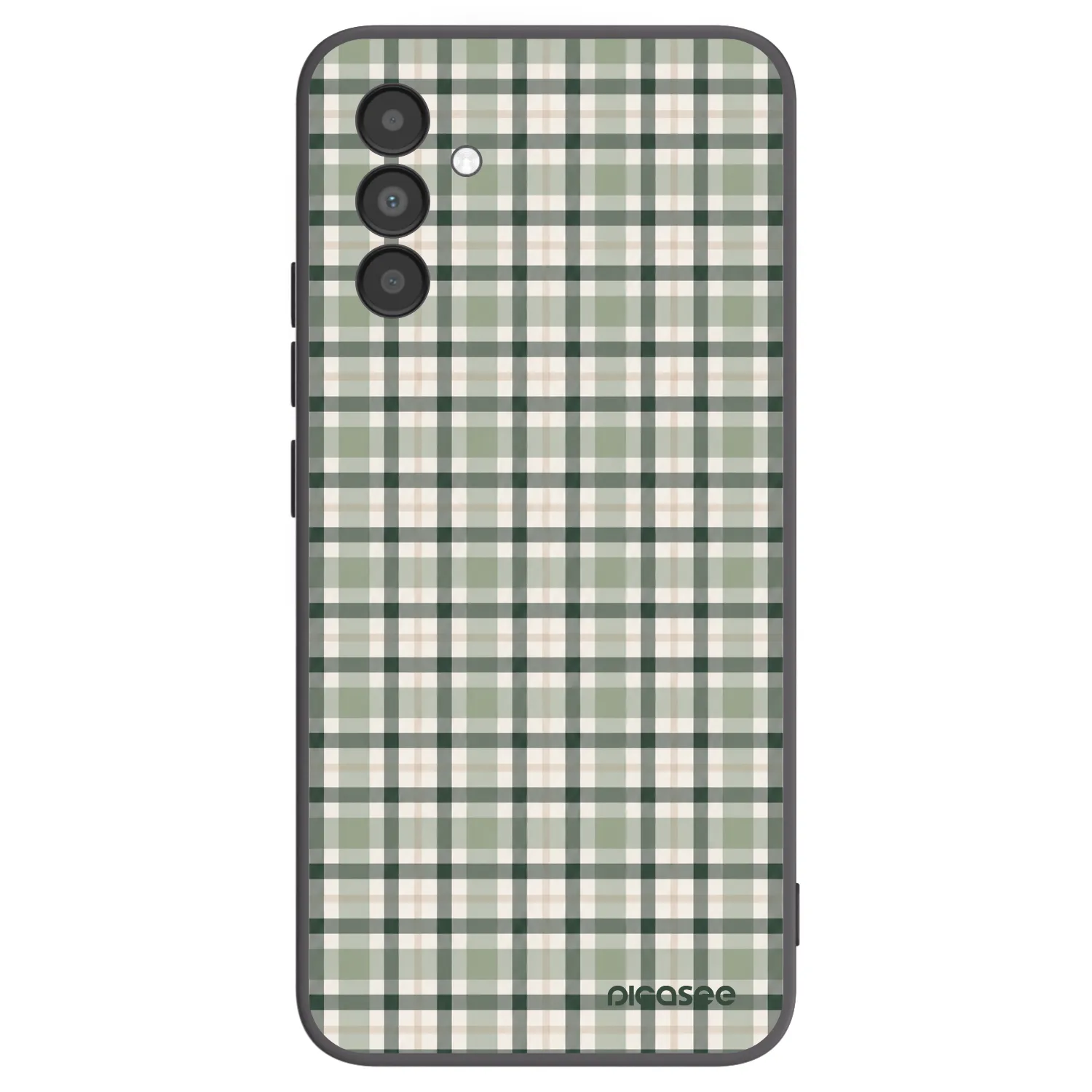 Picasee husă neagră din silicon pentru Samsung Galaxy A04s A047F - Sage Tartan