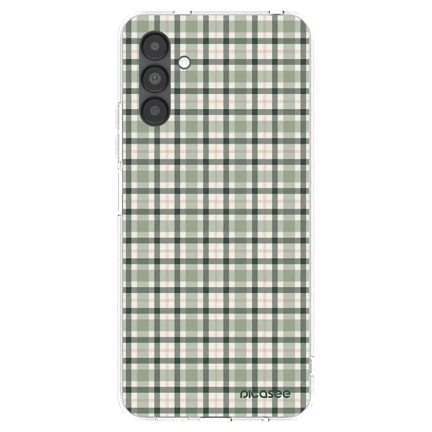 Picasee husă transparentă din silicon pentru Samsung Galaxy A04s A047F - Sage Tartan