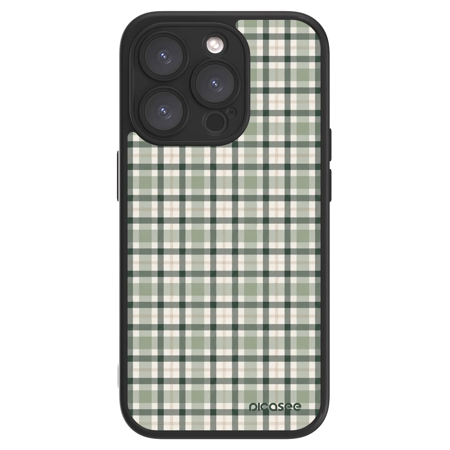 Picasee ULTIMATE CASE pentru Apple iPhone 15 Pro - Sage Tartan