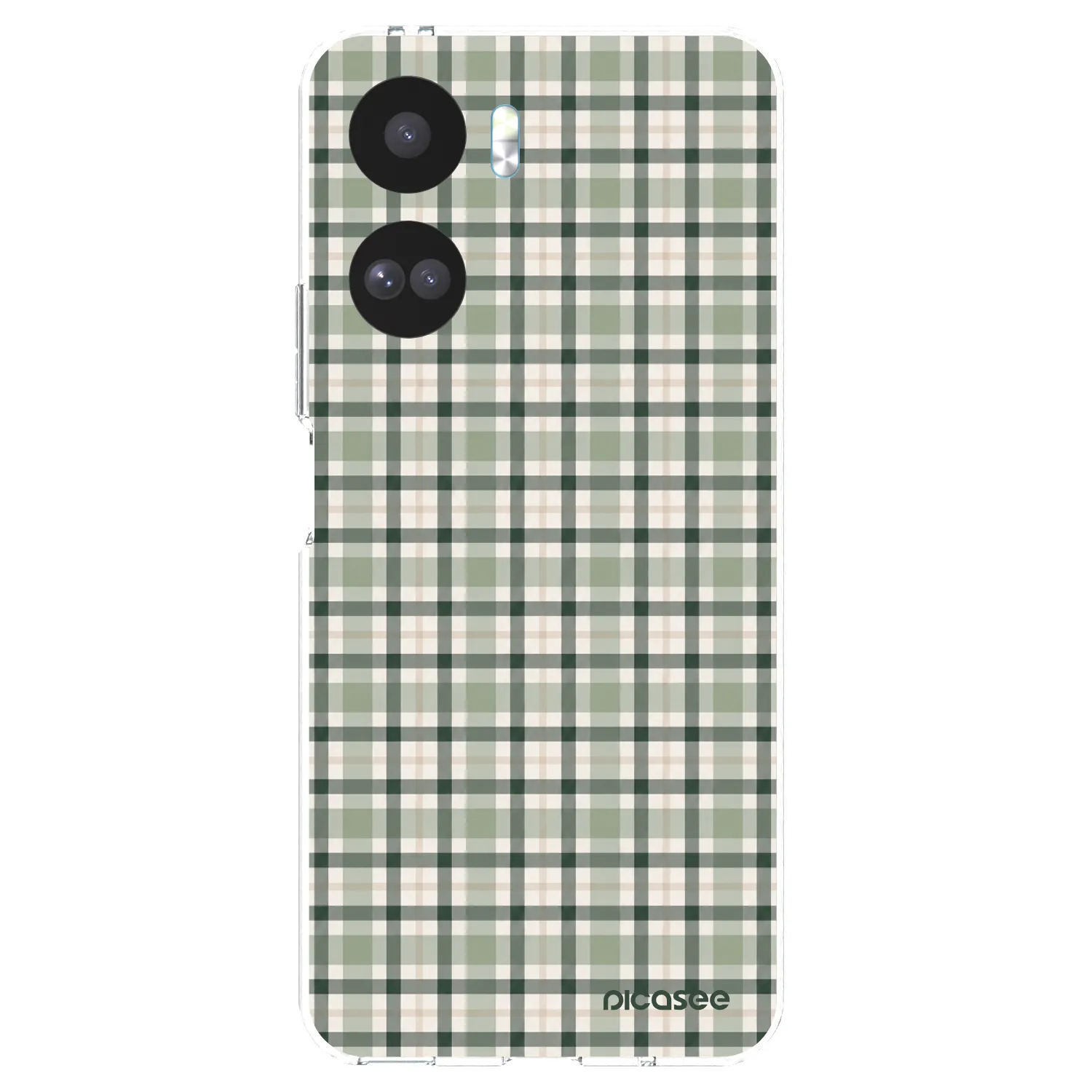 Picasee husă transparentă din silicon pentru Honor 90 Lite 5G - Sage Tartan