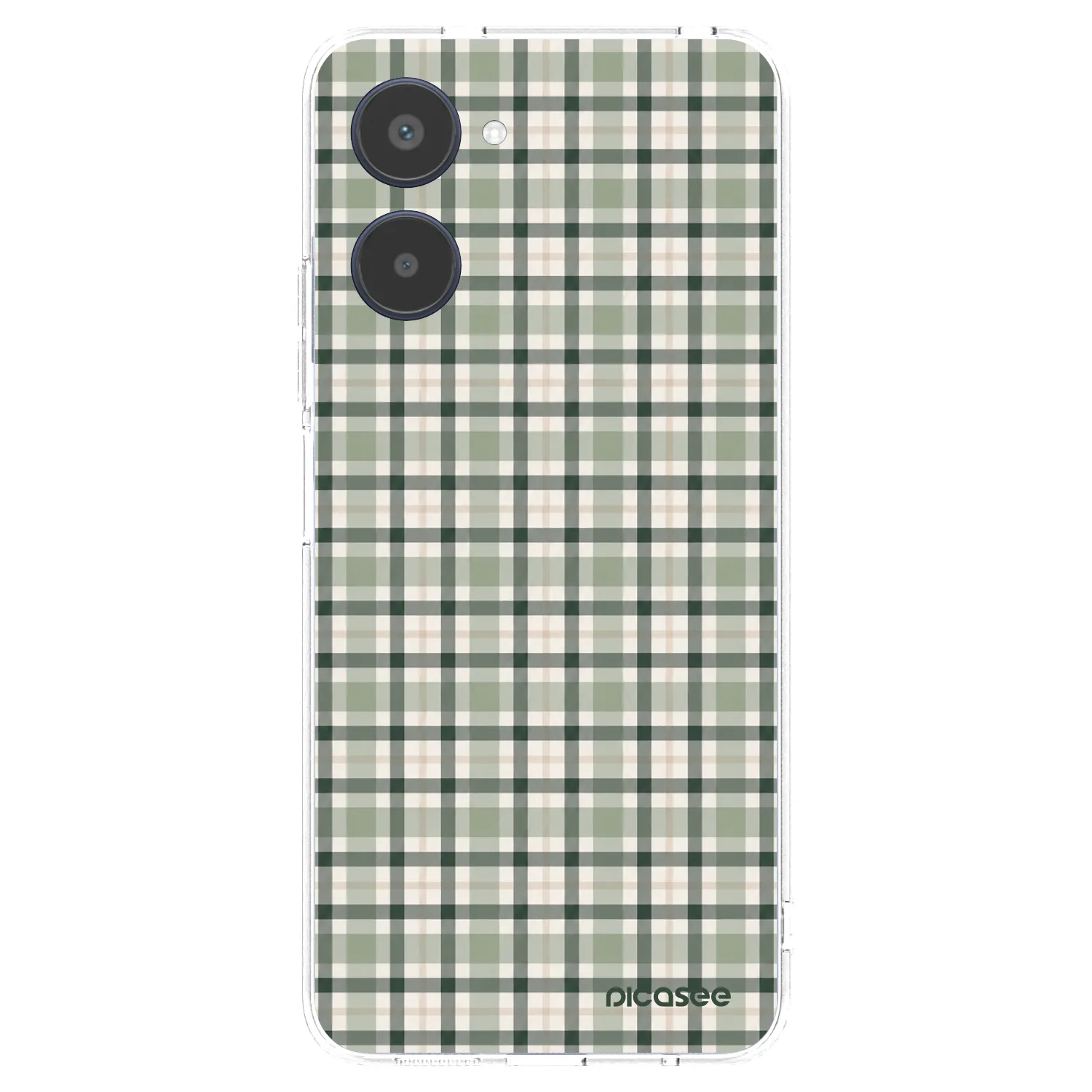 Picasee husă transparentă din silicon pentru Realme 10 4G - Sage Tartan