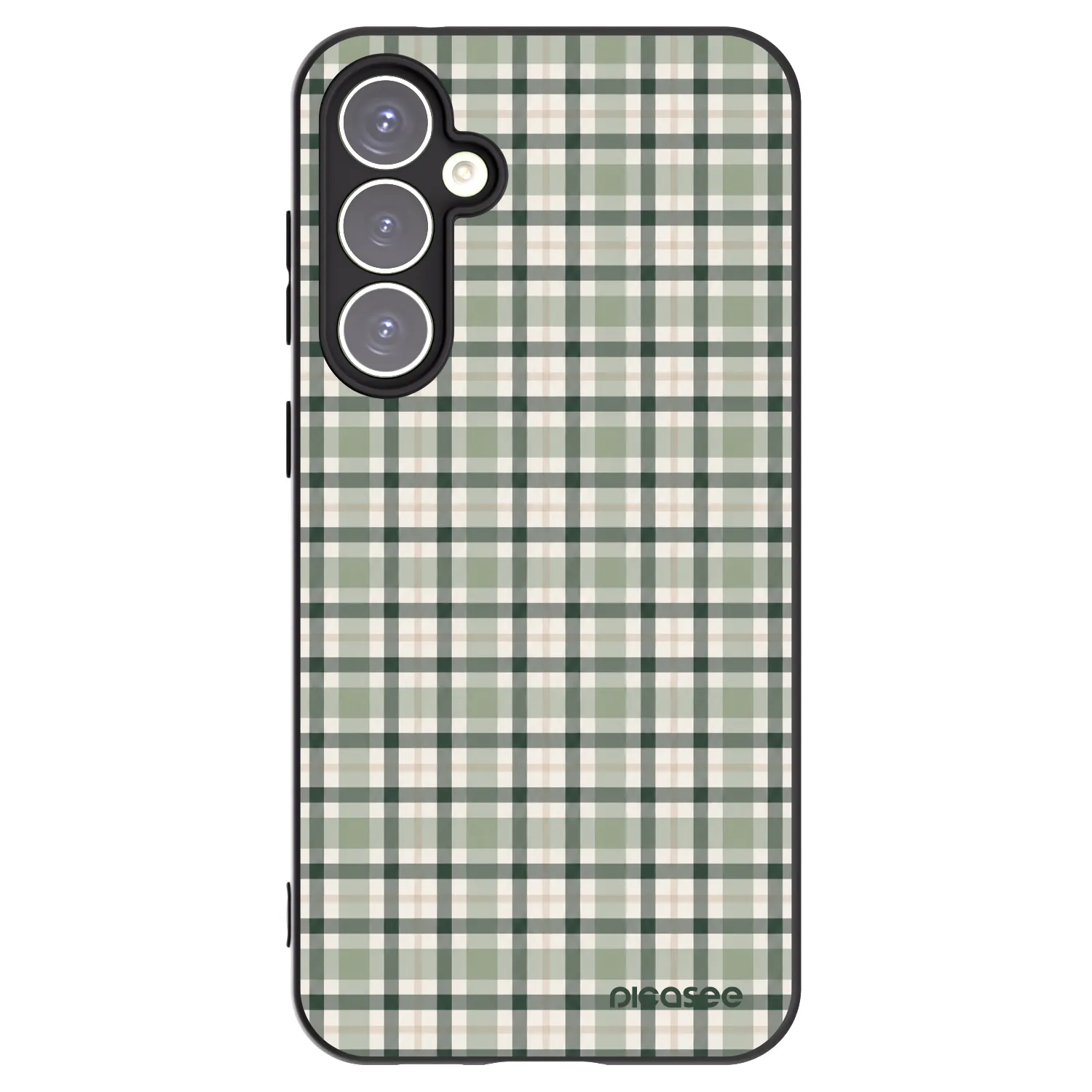 Picasee husă neagră din silicon pentru Samsung Galaxy S23 FE S711B - Sage Tartan