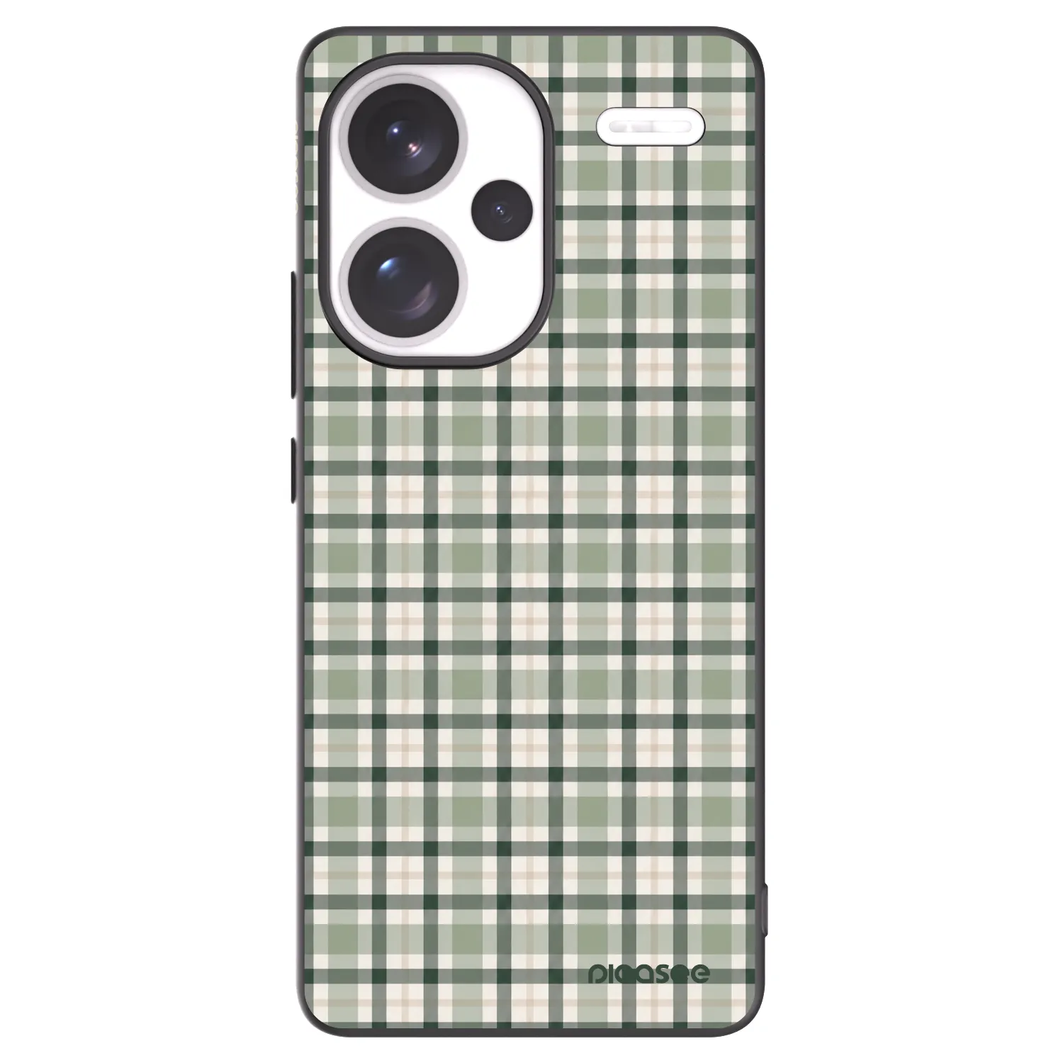 Picasee husă neagră din silicon pentru Xiaomi Redmi Note 13 Pro+ 5G - Sage Tartan