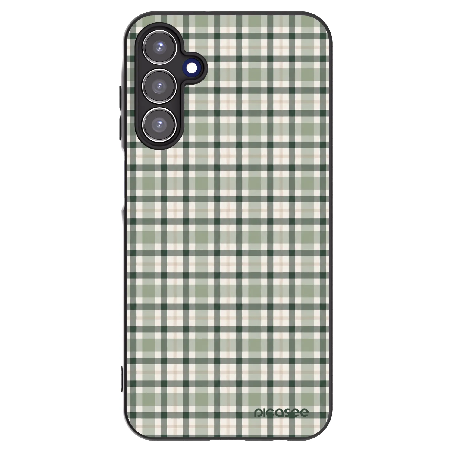 Picasee husă neagră din silicon pentru Samsung Galaxy A15 A156B 5G - Sage Tartan
