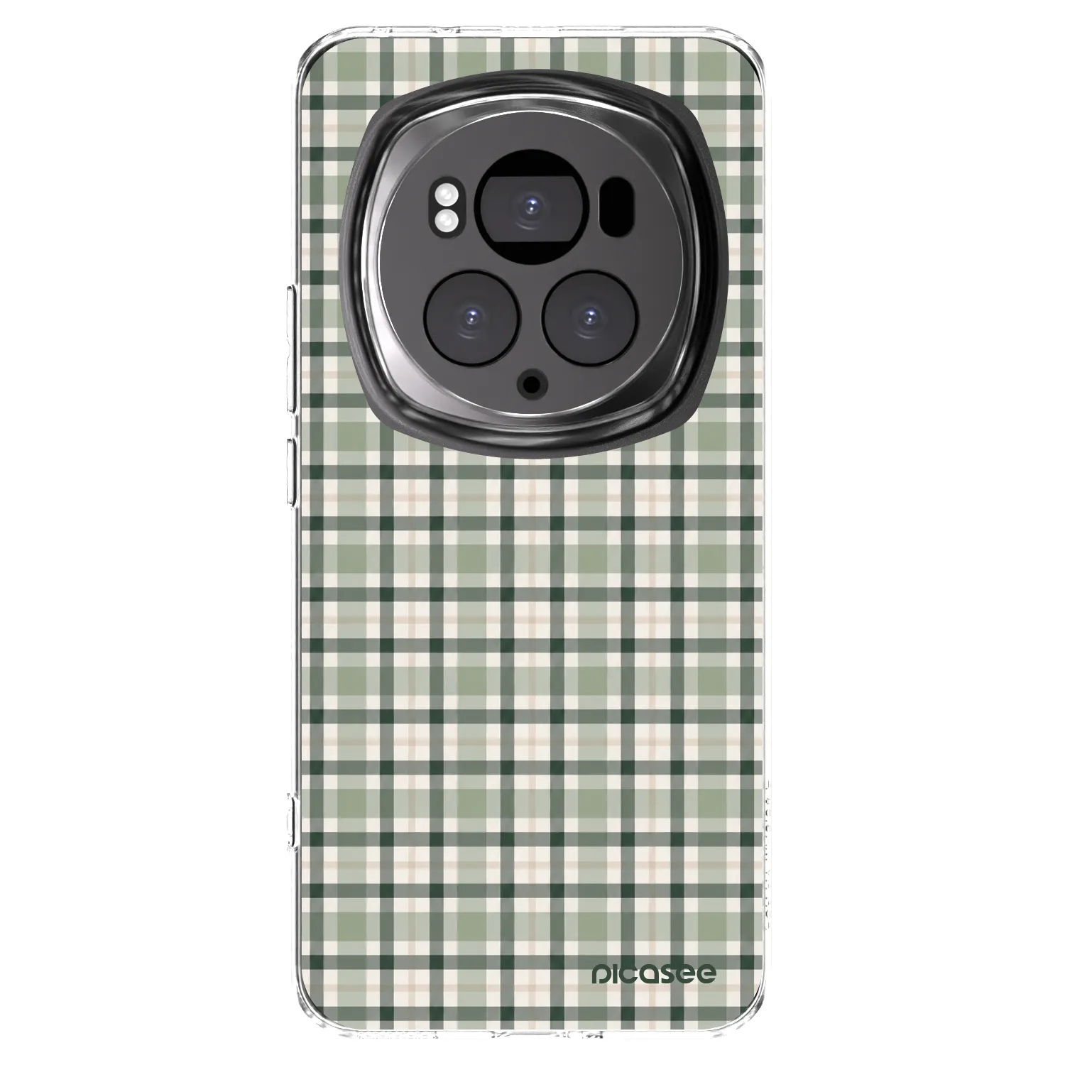 Picasee husă transparentă din silicon pentru Honor Magic6 Pro - Sage Tartan