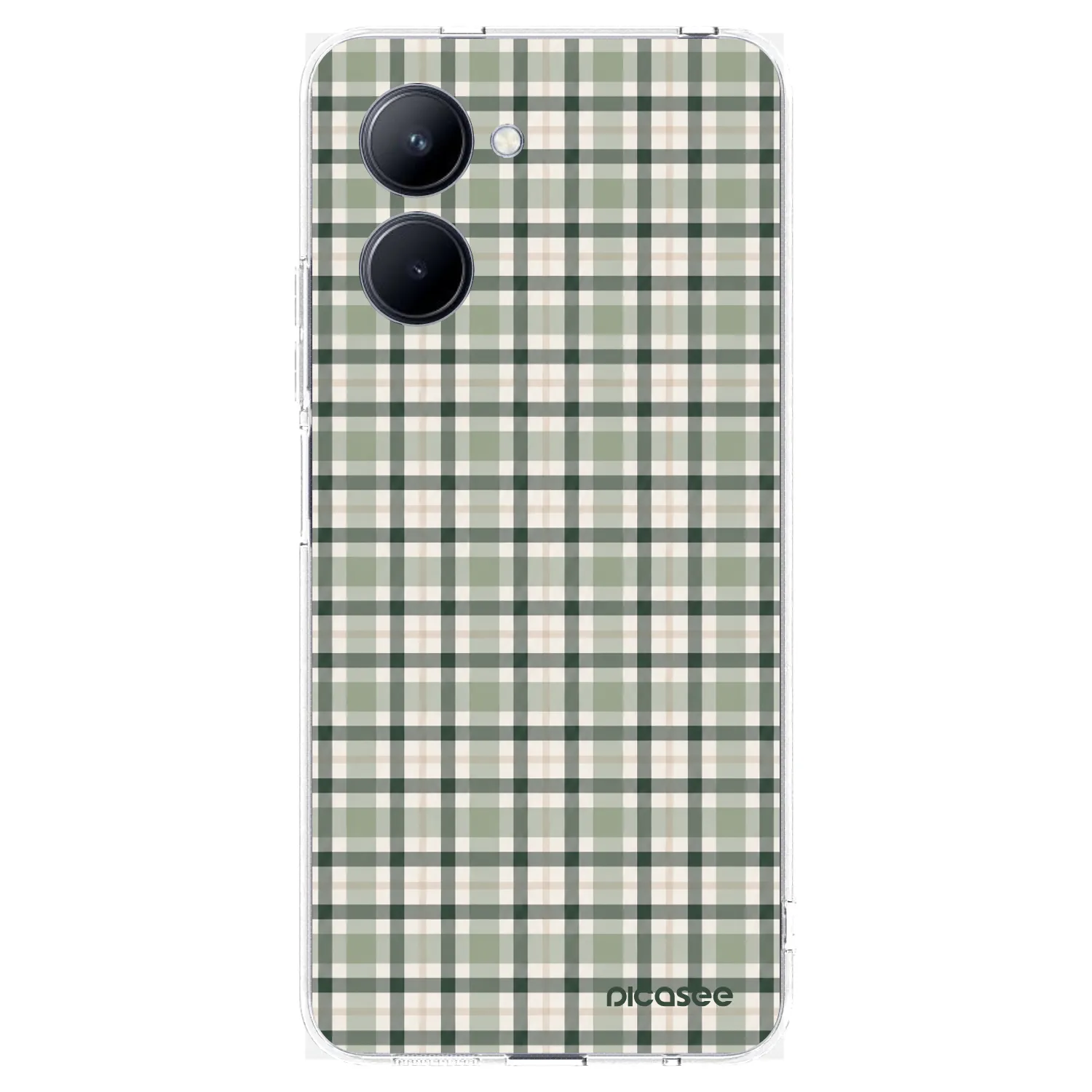 Picasee husă transparentă din silicon pentru Realme C33 (2023) - Sage Tartan