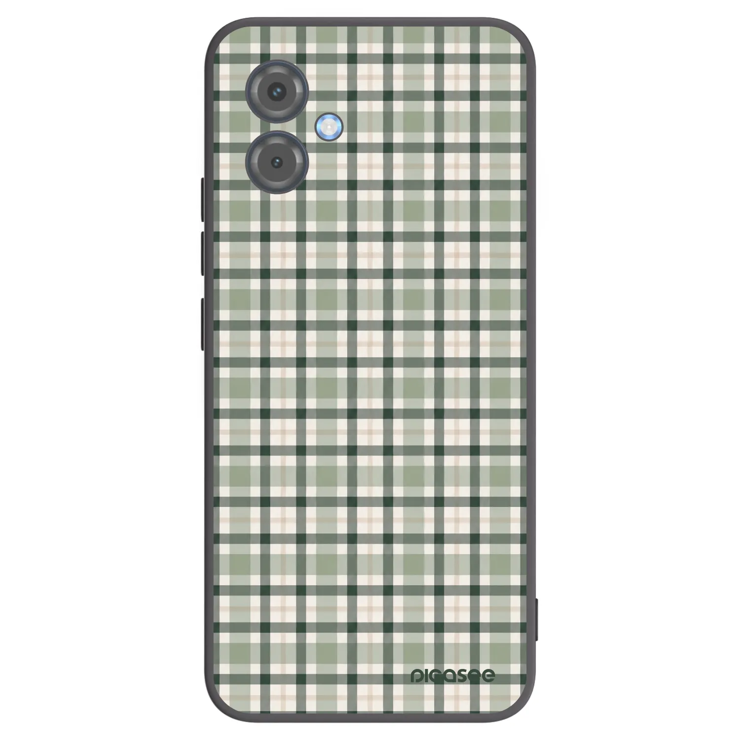 Picasee husă neagră din silicon pentru Motorola Moto G14 - Sage Tartan