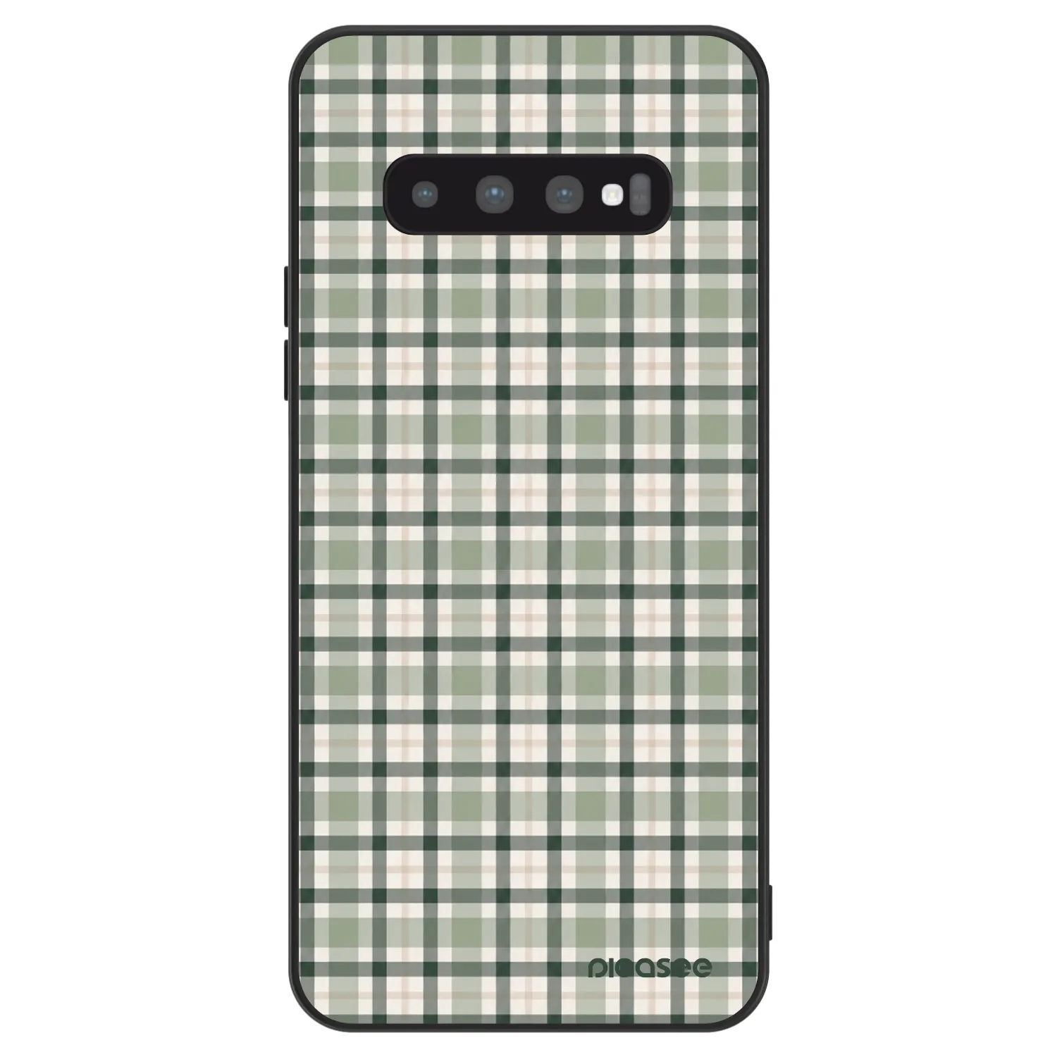 Picasee ULTIMATE CASE pentru Samsung Galaxy S10 Plus G975 - Sage Tartan