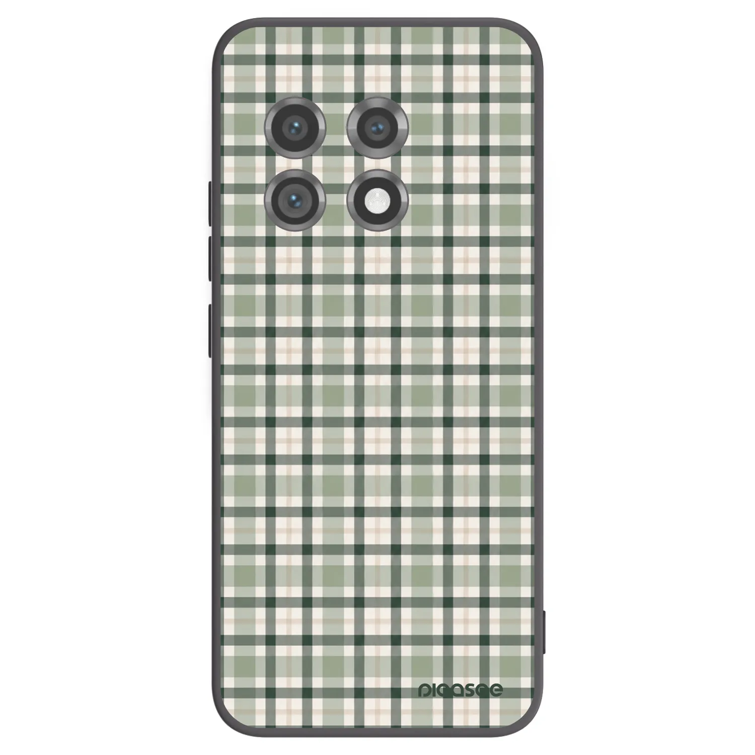 Picasee husă neagră din silicon pentru OnePlus 11 5G - Sage Tartan