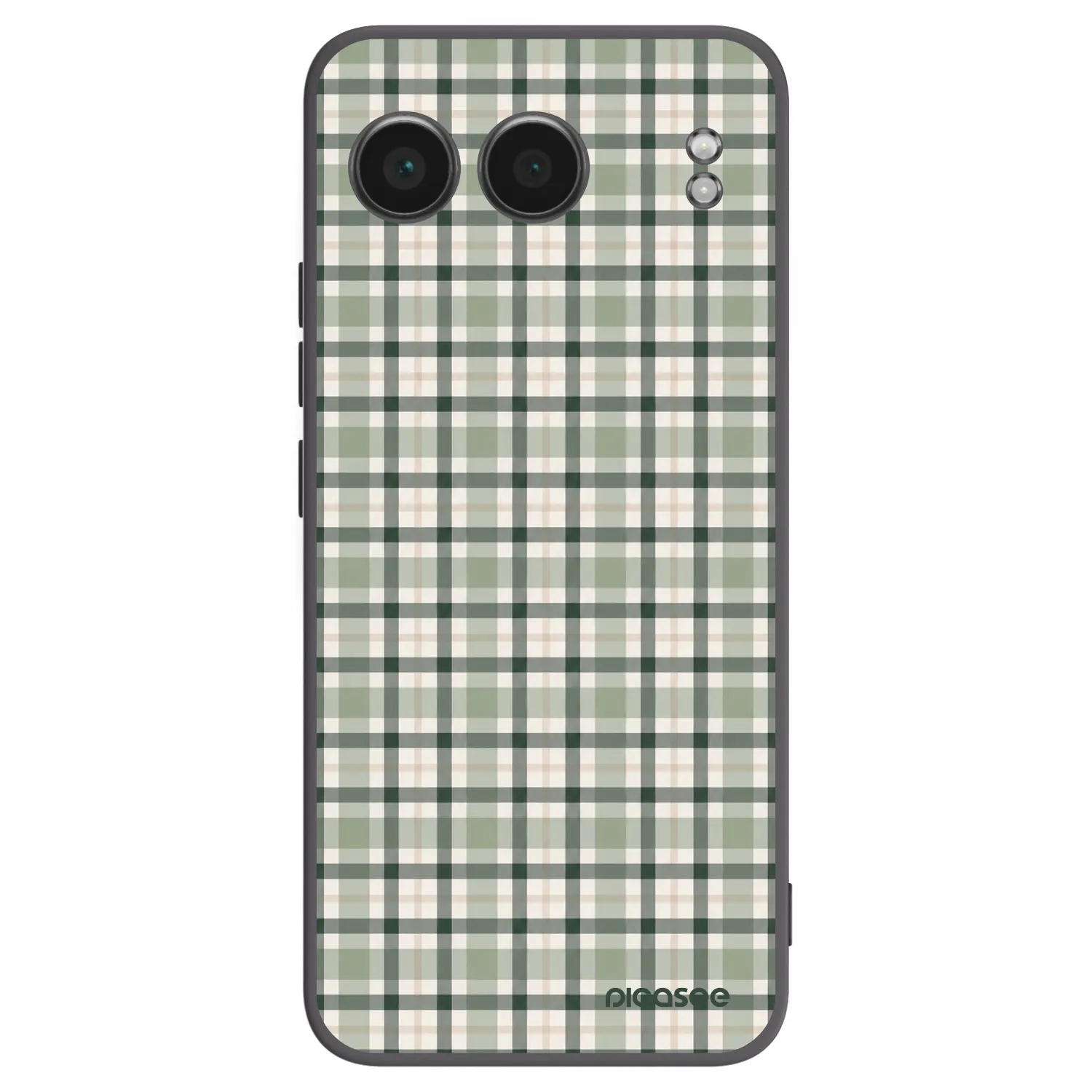 Picasee husă neagră din silicon pentru OnePlus Nord 4 - Sage Tartan