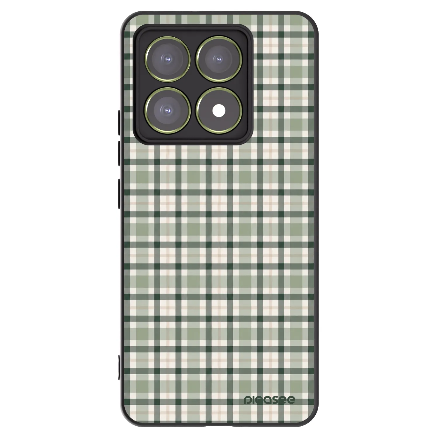 Picasee husă neagră din silicon pentru Xiaomi 14T - Sage Tartan