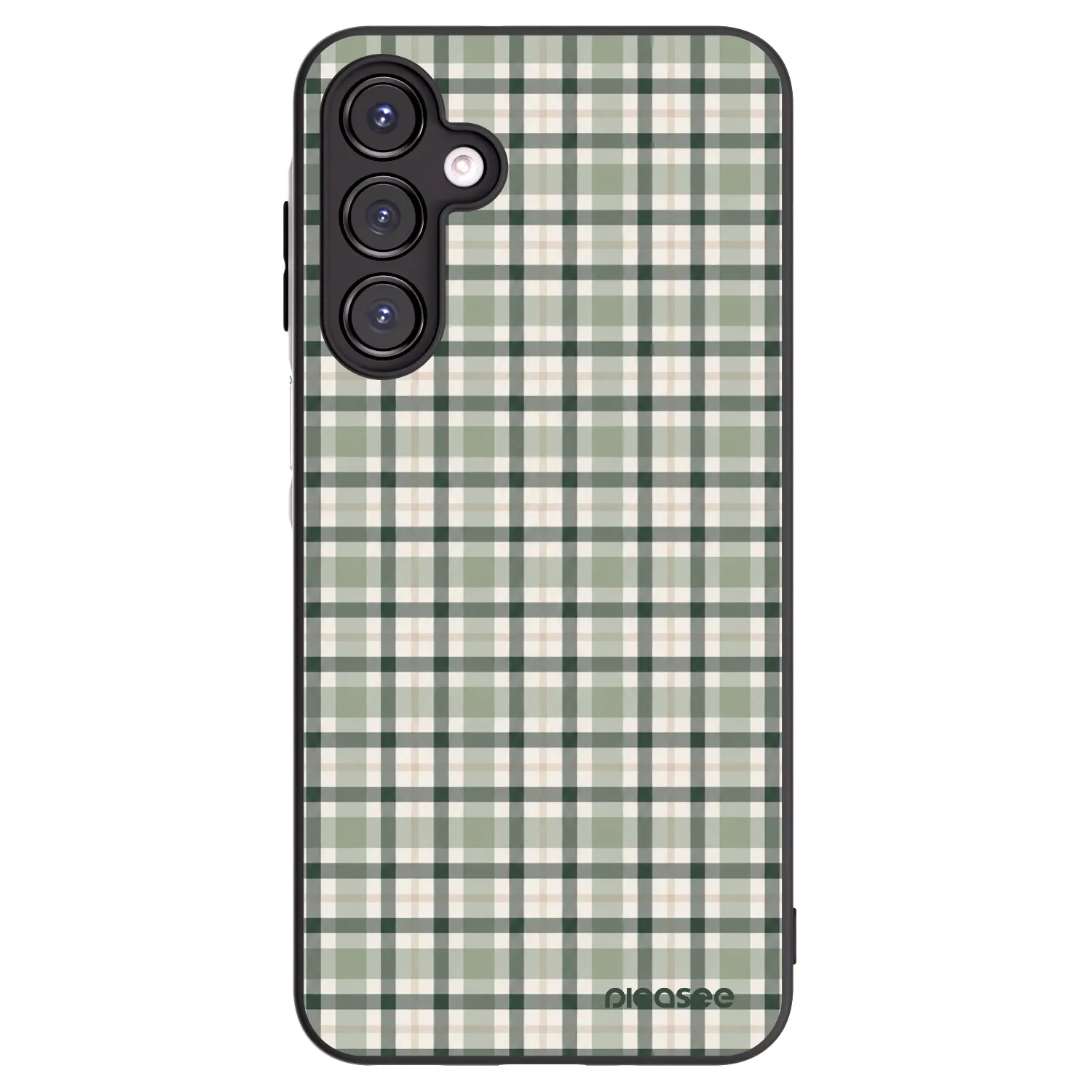 Picasee husă neagră din silicon pentru Samsung Galaxy A16 5G - Sage Tartan