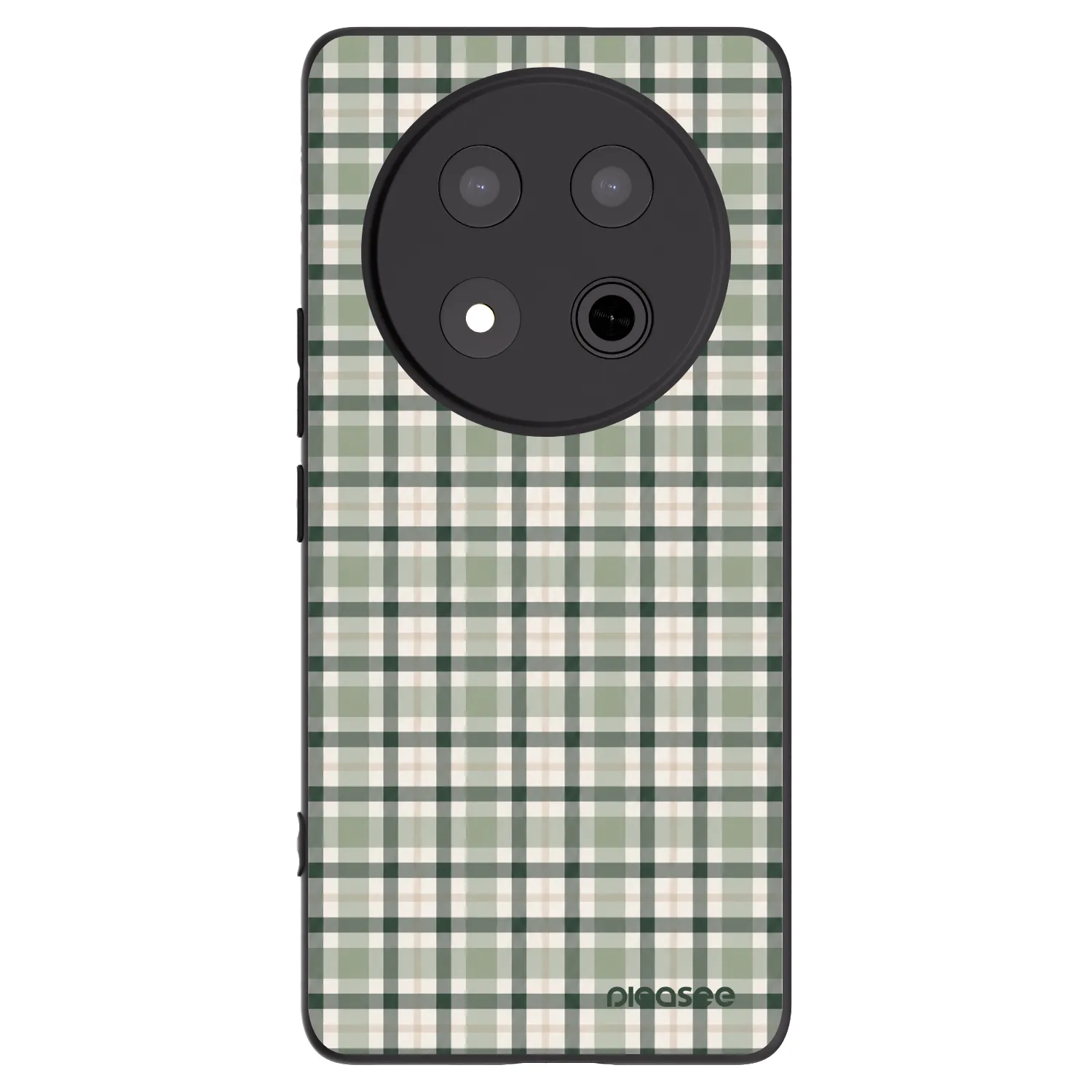 Picasee husă neagră din silicon pentru Honor Magic7 Lite 5G - Sage Tartan