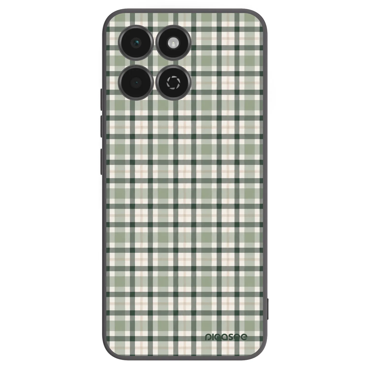 Picasee husă neagră din silicon pentru Honor 200 Smart 5G - Sage Tartan