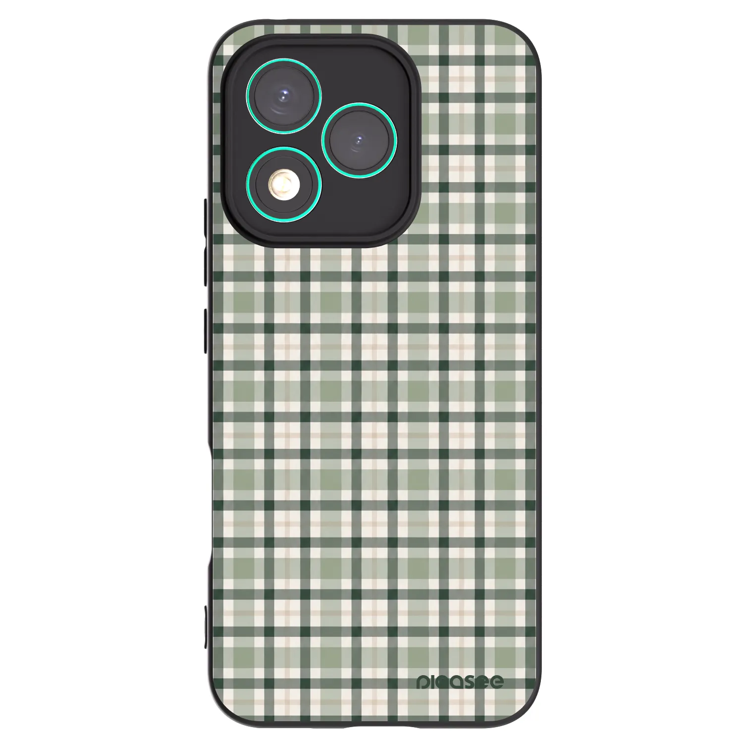 Picasee husă neagră din silicon pentru Honor 400 Lite 5G - Sage Tartan