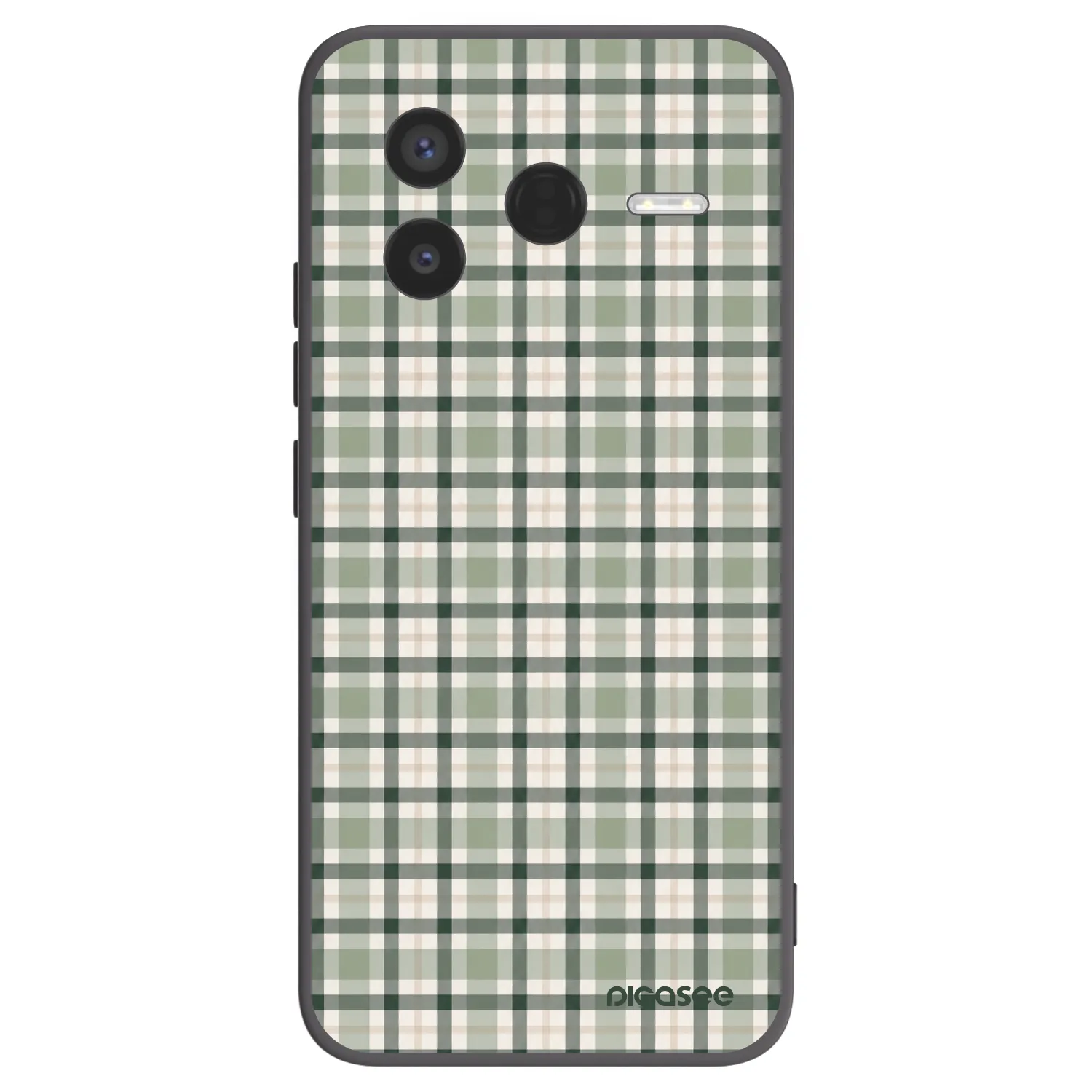 Picasee husă neagră din silicon pentru Xiaomi Poco F7 Pro 5G - Sage Tartan