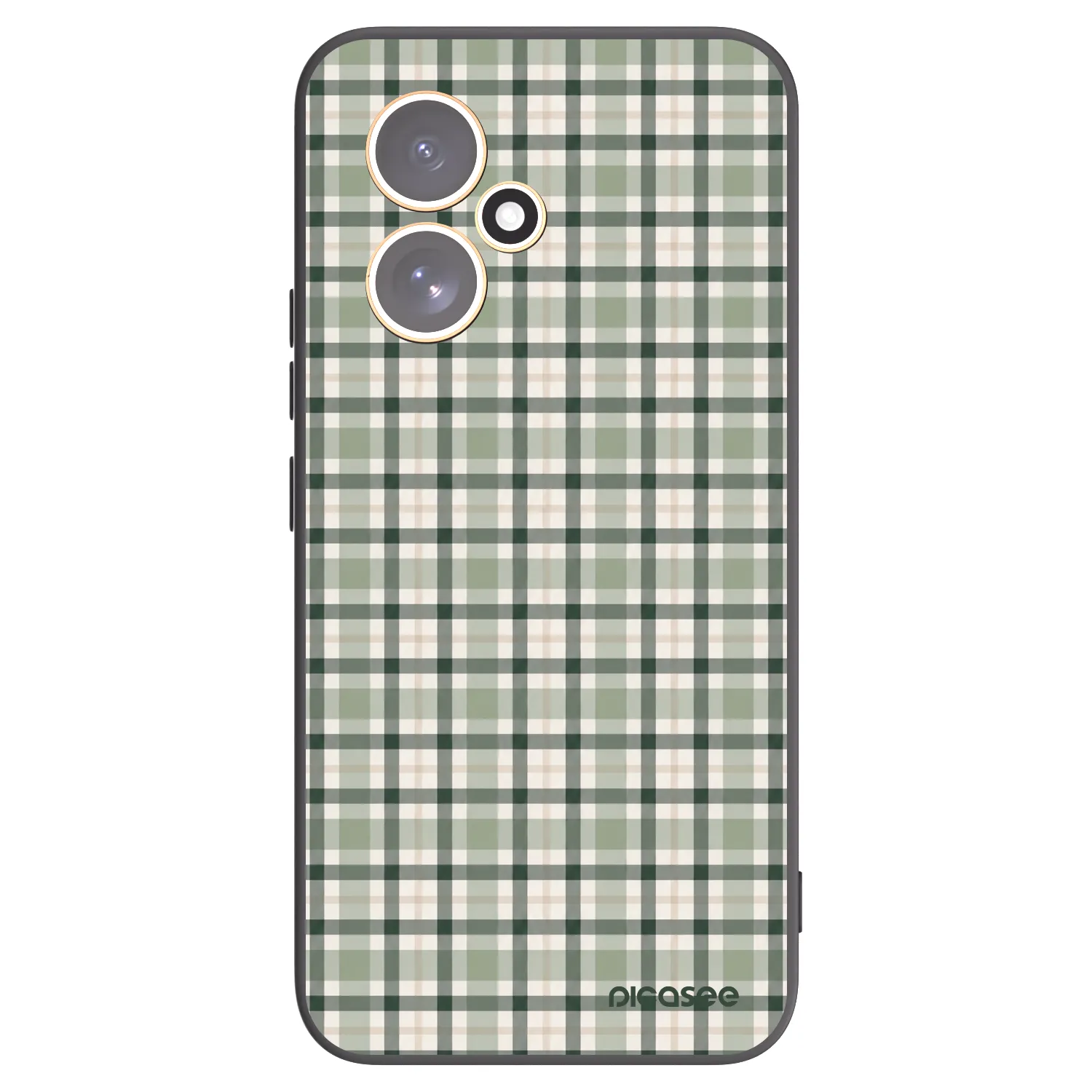 Picasee husă neagră din silicon pentru Honor 400 5G - Sage Tartan
