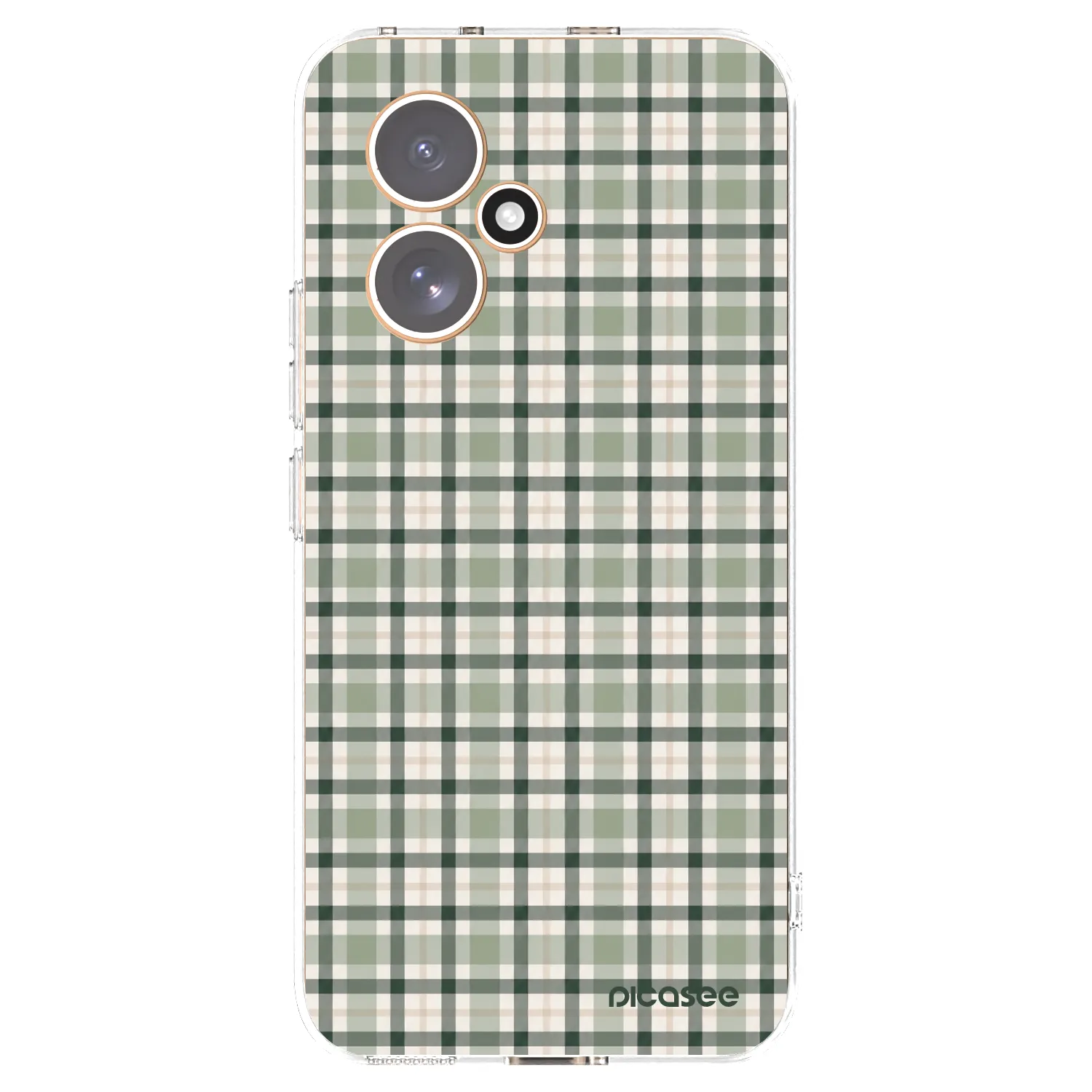 Picasee husă transparentă din silicon pentru Honor 400 5G - Sage Tartan
