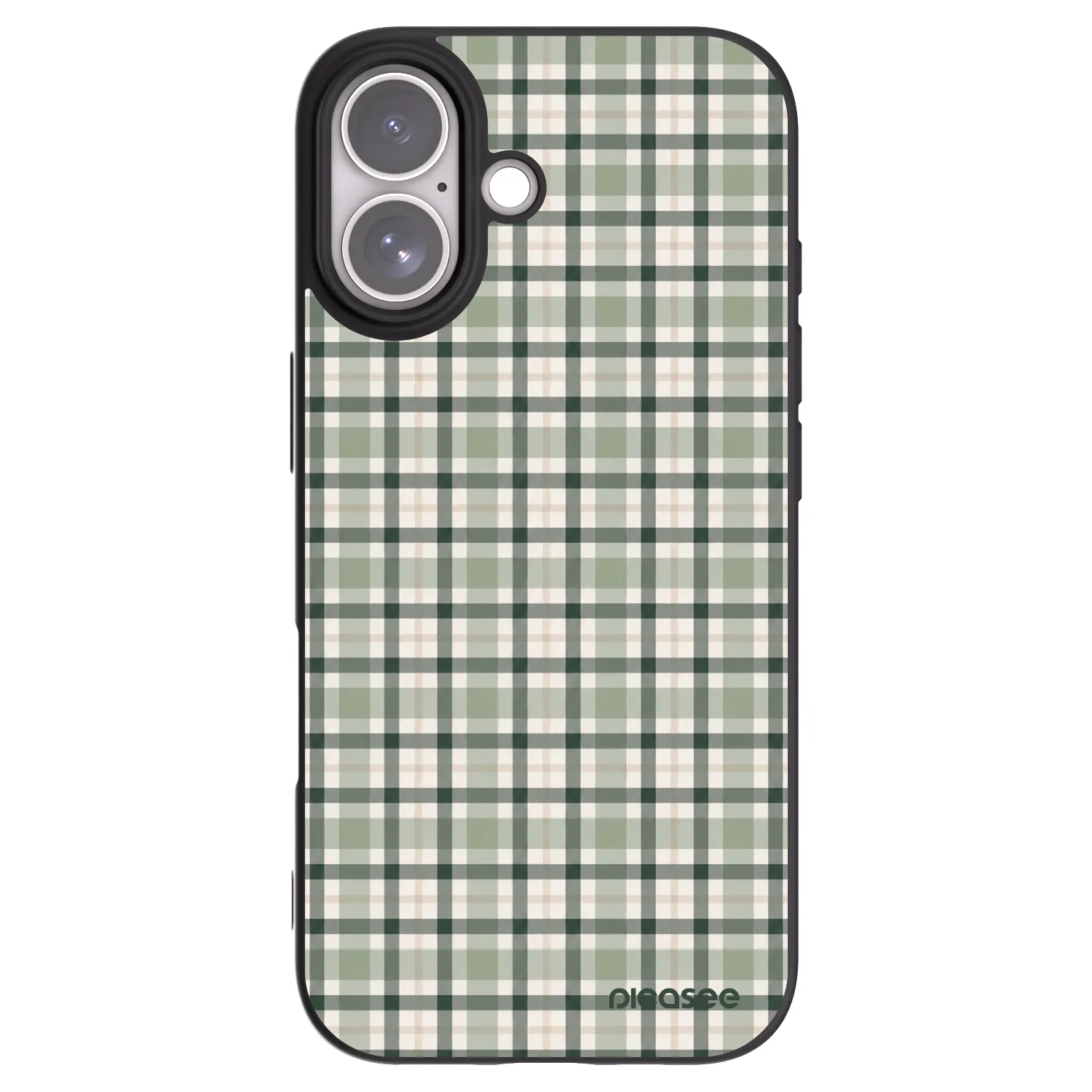 Picasee husă neagră din silicon pentru Apple iPhone 17 - Sage Tartan