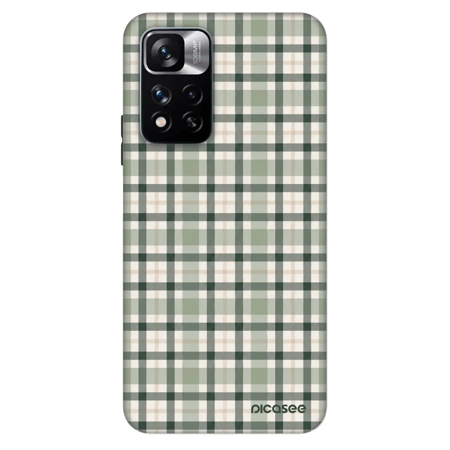 Picasee Fashion Case pentru Xiaomi Redmi Note 11 Pro 5G - Sage Tartan